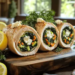 Für die Roulade benötigst du folgende Hauptzutaten: - 1 kg Truthahnbrust, entbeint und flachgeklopft - 150 g frischer Spinat - 100 g zerbröselter Feta-Käse
