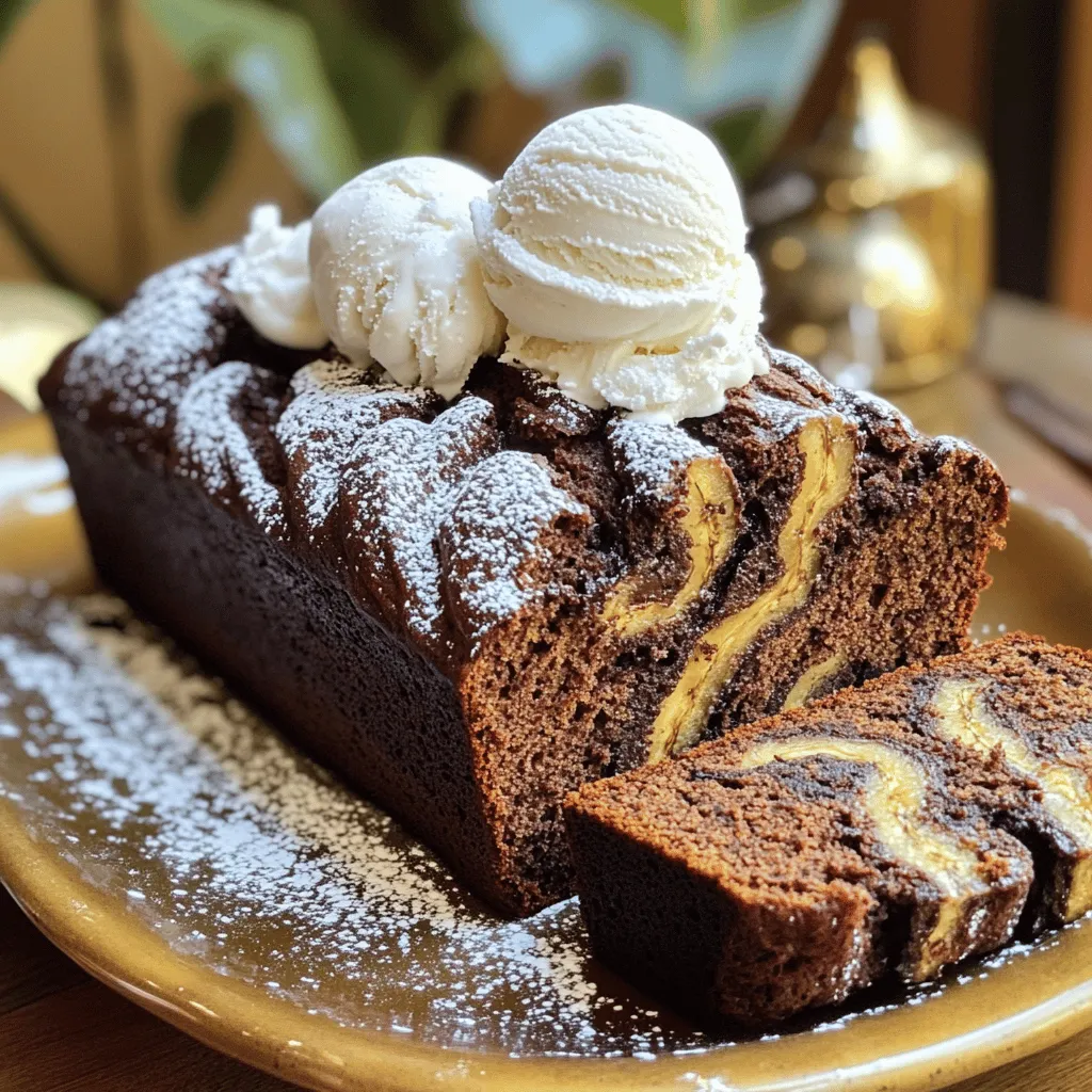 Um ein köstliches Schokoladen-Espresso-Bananenbrot zu machen, brauchst du einige einfache Zutaten. Du benötigst drei reife Bananen, etwas geschmolzene Butter, Zucker, Eier, Vanilleextrakt, Mehl, Backpulver, Backnatron, Salz, Kakaopulver, frischen Espresso und Schokoladenstückchen. Walnüsse sind optional, aber sie verleihen einen tollen Crunch.