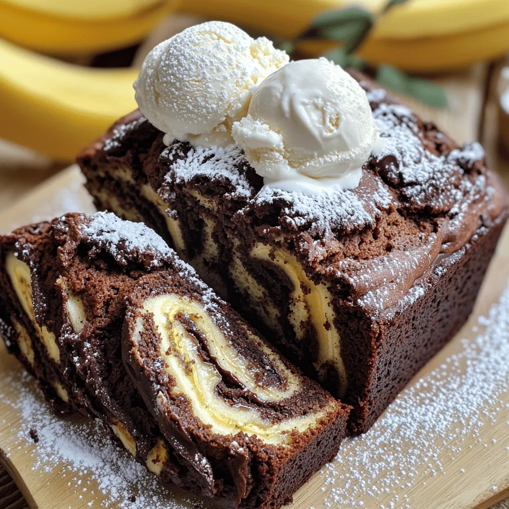 Um ein köstliches Schokoladen-Espresso-Bananenbrot zu machen, brauchst du einige einfache Zutaten. Du benötigst drei reife Bananen, etwas geschmolzene Butter, Zucker, Eier, Vanilleextrakt, Mehl, Backpulver, Backnatron, Salz, Kakaopulver, frischen Espresso und Schokoladenstückchen. Walnüsse sind optional, aber sie verleihen einen tollen Crunch.