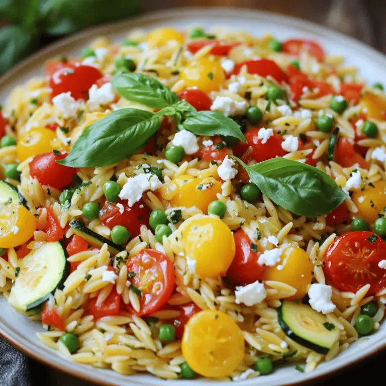 Orzo pasta ist eine kleine, reisförmige Teigware. Man findet sie oft in italienischen Gerichten. Orzo wird aus Hartweizengrieß hergestellt. Deshalb hat es einen festen Biss und eine angenehme Textur.