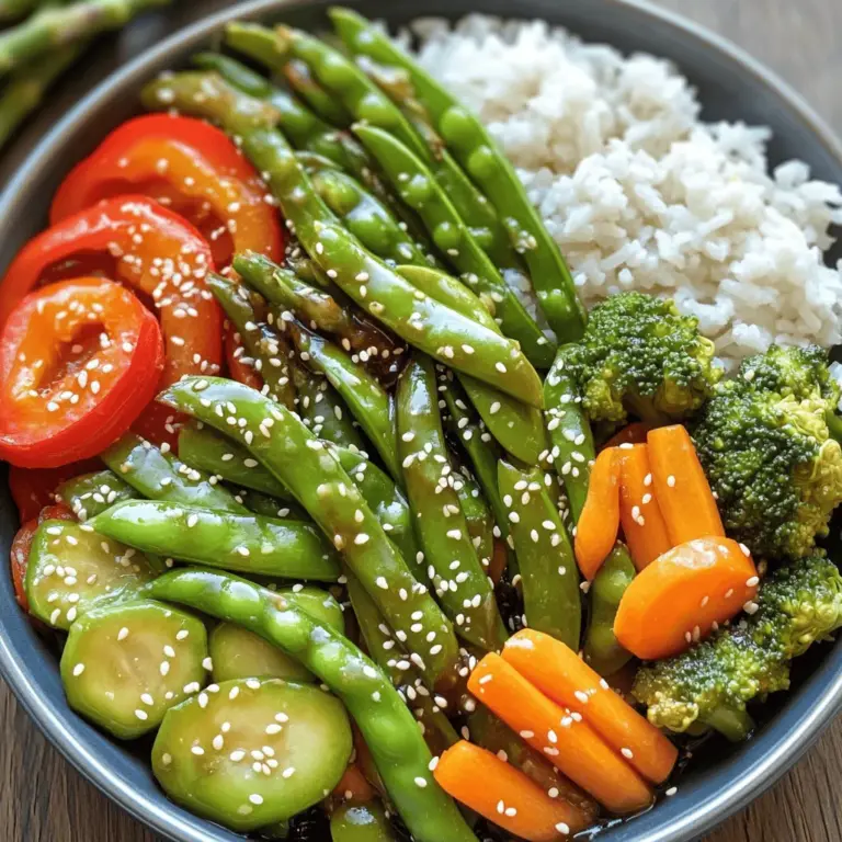 Die Zutaten für das Frühlingsgemüse-Stir-Fry sind frisch und bunt. Sie bringen den Geschmack des Frühlings in deine Küche. Hier sind die Zutaten, die du benötigst:
