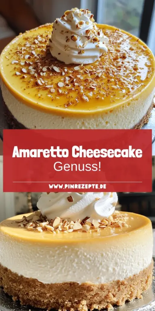 Entdecke das perfekte Rezept für einen köstlichen Amaretto Cheesecake, der jeden Anlass unvergesslich macht! Mit cremigem Frischkäse, Quark und dem einzigartigen Geschmack von Amaretto wird dieser Cheesecake dein neuer Favorit. In einfachen Schritten lernst du, wie du dieses Dessert zauberst und mit verschiedenen Variationen wie vegan oder glutenfrei experimentieren kannst. Klicke hier, um die kompletten Details und Tipps zu erfahren und dir deinen süßen Genuss zu sichern!
