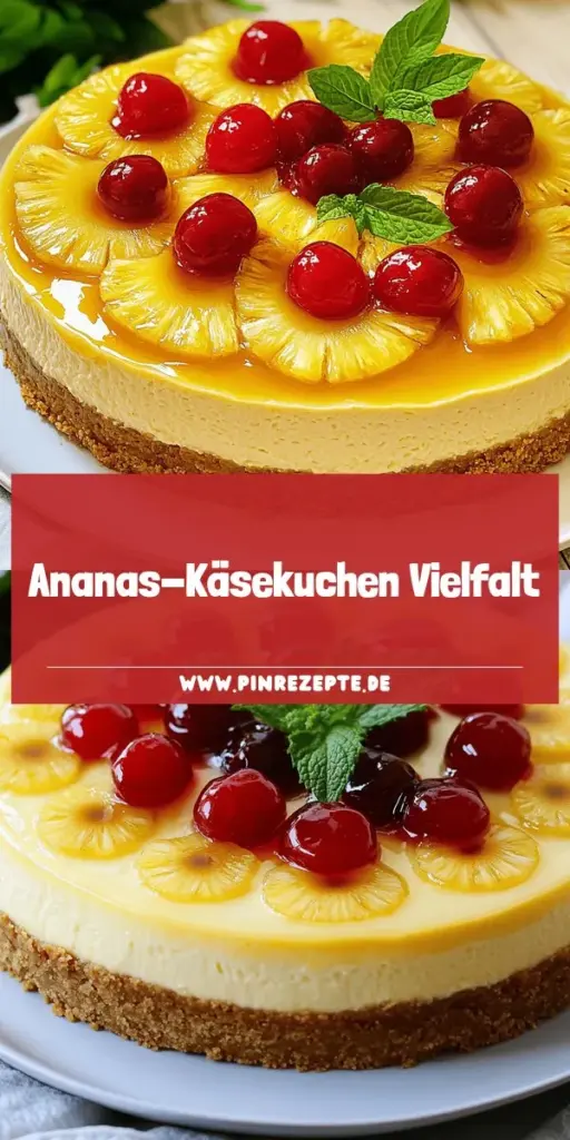 Entdecken Sie das köstliche Rezept für Pineapple Upside-Down Cheesecake und verwöhnen Sie Ihre Geschmacksnerven! Dieser cremige Cheesecake mit saftigen Ananas und süßen Kirschen ist einfach zuzubereiten und ein echter Blickfang. In unserem Blogpost finden Sie alle Zutaten, Schritt-für-Schritt-Anleitungen und hilfreiche Tipps für die perfekte Konsistenz. Klicken Sie hier, um das vollständige Rezept zu erkunden und Ihren Dessert-Traum Wirklichkeit werden zu lassen!