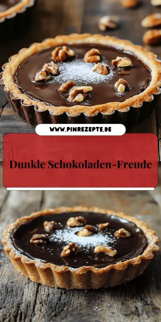 Entdecken Sie die Welt der Dunklen Schokoladen-Teigfreude mit diesem köstlichen Rezept! Erfahren Sie, wie Sie aus einfachen Zutaten eine saftige Tarte zaubern können, die Schokoladenliebhaber begeistert. Mit praktischen Tipps und Variationen, wie glutenfreien und veganen Optionen, ist dieses Rezept perfekt für jeden Bäcker. Klicken Sie jetzt, um mehr über die Zubereitung und die besten Zutaten zu erfahren und sich auf ein schokoladiges Erlebnis einzustellen!
