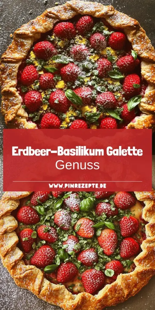 Entdecke die köstliche Welt der einfachen Erdbeer-Basilikum-Galette! Dieses Rezept vereint süße, frische Erdbeeren mit aromatischem Basilikum und lässt sich in nur wenigen Minuten zubereiten. Perfekt für einen schnellen Snack oder ein außergewöhnliches Dessert, kannst du mit variierenden Früchten und Kräutern kreativ werden. Lass dich inspirieren und klicke hier, um das vollständige Rezept zu erkunden und deiner nächsten kulinarischen Kreation das gewisse Etwas zu verleihen!