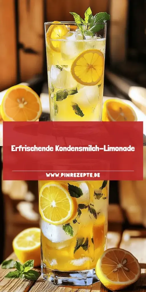Entdecke das erfrischende Rezept für Kondensmilch-Limonade, das sowohl einfach als auch lecker ist! Mit nur wenigen Zutaten zauberst du ein cremiges Getränk, das perfekt für heiße Sommertage und Partys ist. Fülle deine Gläser mit Eis und garniere die Limonade mit frischer Minze und Zitronenscheiben. Klicke hier, um das vollständige Rezept und weitere kreative Ideen zur Variierung zu erfahren und genieße einen köstlichen Sommerdrink!