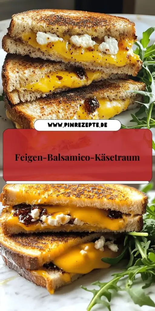 Entdecke mit unserem Rezept für Balsamic Fig Jam Grilled Cheese ein völlig neues Sandwich-Erlebnis! Die Kombination aus süßer Feigenmarmelade, würzigem Käse und knusprigem Sourdough-Brot ist einfach unwiderstehlich. Perfekt für ein schnelles Mittagessen oder als besondere Delikatesse am Wochenende. Lass dich inspirieren und klicke durch, um die vollständige Anleitung und weitere Tipps zu erhalten!