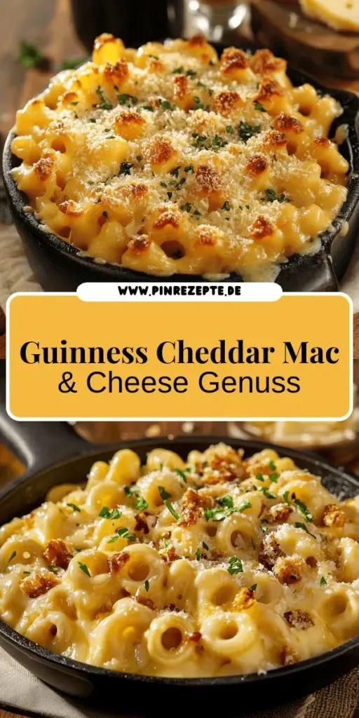 Entdecke das köstliche Rezept für Guinness und Irish Cheddar Mac & Cheese, das reichhaltige Aromen und cremige Texturen vereint. Perfekt für jedes Familienessen oder besondere Anlässe, wird dieses Comfort Food jeden begeistern. Lerne die wichtigsten Zutaten, Zubereitungsschritte und kreative Variationen kennen, um dein Gericht zu verfeinern. Klicke jetzt, um das vollständige Rezept zu entdecken und deine Geschmacksknospen zu verwöhnen!