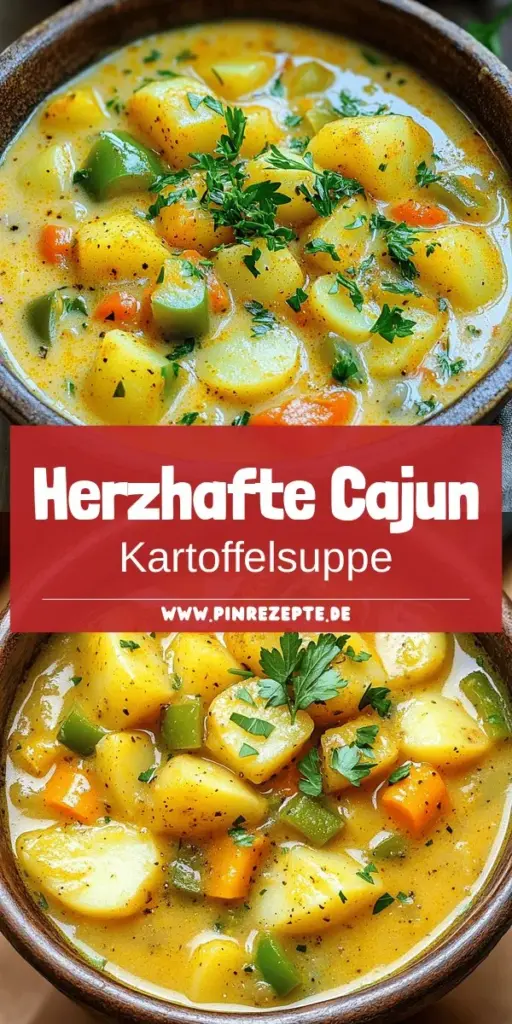 Entdecke die köstliche Welt der Cajun Kartoffelsuppe! Mit einfachen Zutaten und einem Schritt-für-Schritt-Rezept zauberst du dieses herzhaft-würzige Gericht im Handumdrehen. Ideal für kalte Tage, bringt diese Suppe den typischen Cajun-Geschmack direkt auf deinen Tisch. Lass dich von den Aromen verführen und verbessere deine Kochkünste! Klicke jetzt, um die vollständigen Rezepte und Tipps zu entdecken!