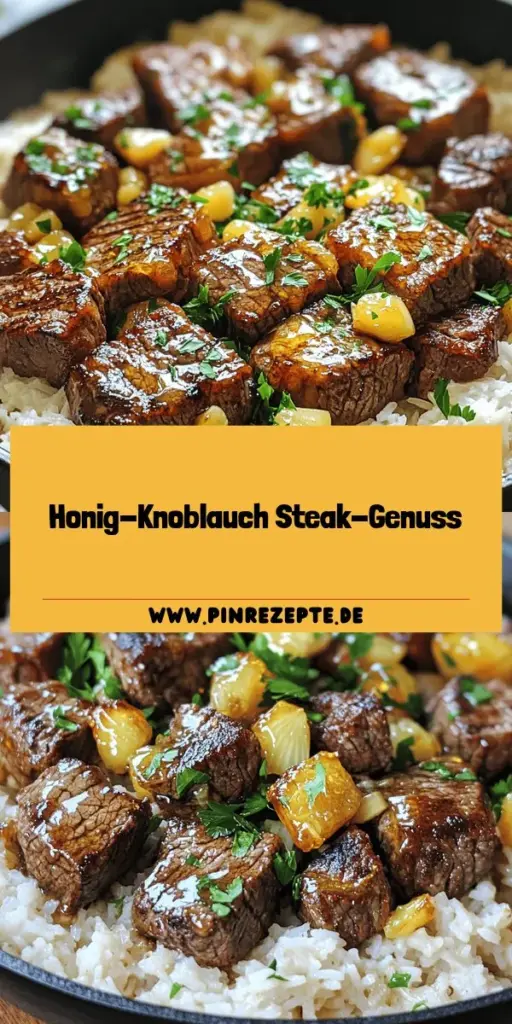 Lass dich von unserem köstlichen Rezept für Honey Garlic Butter Steak and Rice Skillet verzaubern! Dieses einfache Gericht kombiniert zartes Steak, süßen Honig und aromatische Butter für ein Geschmackserlebnis der Extraklasse. Mit wenigen Zutaten und leicht verständlichen Schritten zauberst du im Handumdrehen ein leckeres Abendessen. Neugierig? Klick jetzt durch und entdecke die vollständige Anleitung für dieses unwiderstehliche Rezept!
