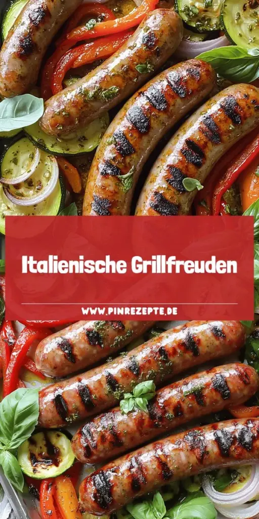 Entdecke die köstliche Welt der grillierten italienischen Bratwurst mit unserer einfachen Genussreise! Hier zeigen wir dir, wie du saftige Wurst perfekt grillst und mit knackigem Gemüse kombinierst. Von der Auswahl der besten Zutaten bis hin zu praktischen Tipps für ein gelungenes Grillfest – alles ist inklusive! Klicke jetzt und finde die besten Rezepte und Tricks, die deine Grillabende unvergesslich machen werden!