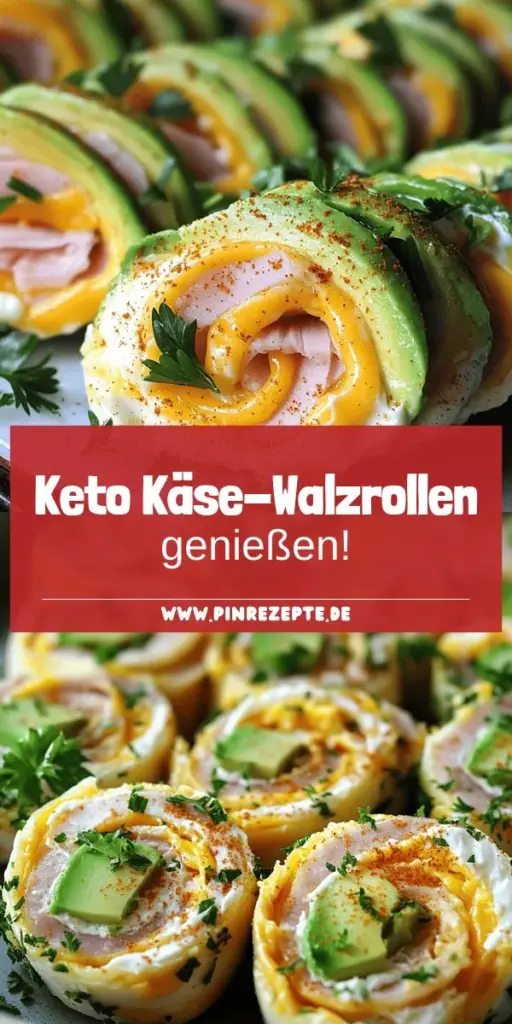 Entdecke das perfekte keto Snack Rezept für zwischendurch! Diese einfachen und schmackhaften Keto Käse-Walzrollen sind schnell zubereitet und benötigen nur wenige Zutaten. Mit Frischkäse, Cheddar und köstlichem Schinken sind sie genau das Richtige für einen kleinen Hunger. Lass dich inspirieren und verleihe deinem Keto-Lifestyle eine köstliche Note. Klicke jetzt, um das vollständige Rezept zu erfahren und diesen leckeren Snack auszuprobieren!