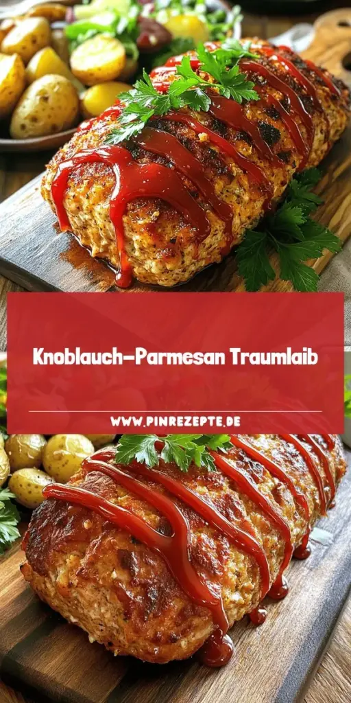 Entdecke das köstliche Rezept für Knoblauch Parmesan Chicken Meatloaf, das einfach und schnell zuzubereiten ist! Mit herzhaften Zutaten wie Hähnchen, frischem Parmesan und aromatischem Knoblauch wird dieses Gericht zum Hit für dein nächstes Abendessen. Erfahre, wie du mit einfachen Tipps und Variationen den Geschmack noch weiter verbessern kannst. Klicke jetzt, um das vollständige Rezept zu entdecken und deinem Gaumen eine Freude zu bereiten!