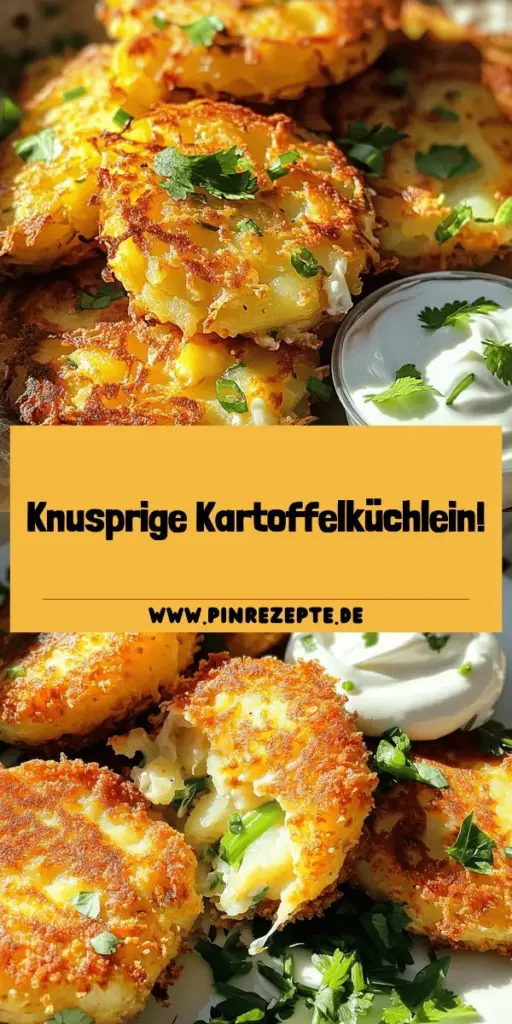Entdecke das ultimative Rezept für leckere und knusprige Snacks mit gefüllten Kartoffelküchlein! Diese einfachen kleinen Köstlichkeiten sind schnell zubereitet und perfekt für jede Gelegenheit. Mit einer cremigen Füllung aus Frischkäse, Käse und frischen Kräutern sind sie ein Hit bei jedem Snack. Klicke jetzt, um das vollständige Rezept zu erfahren und dich von diesen köstlichen Kartoffelküchlein inspirieren zu lassen!