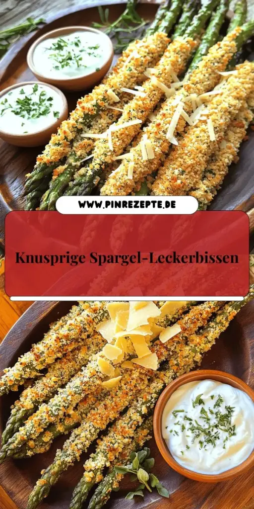 Entdecke die perfekten Crispy Asparagus Asiago Spears, die deine Snackzeit auf ein neues Level heben! Dieser einfache Rezeptguide kombiniert frischen Spargel mit würzigem Asiago-Käse und knusprigen Panko-Bröseln. Ideal als Beilage oder Snack, sorgt dieser köstliche Genuss für Begeisterung bei Familie und Freunden. Lass dir diese knusprige Versuchung nicht entgehen und klicke jetzt, um das vollständige Rezept zu erkunden!
