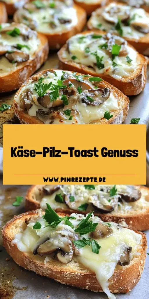 Entdecke das perfekte Rezept für Gourmet Cheesy Mushroom and Garlic Toasts! Diese köstlichen Snacks sind einfach zuzubereiten und voller Geschmack mit frischen Champignons, aromatischem Knoblauch und geschmolzenem Käse. Ideal für jeden Anlass, sie werden deine Gäste begeistern! Klicke hier, um die vollständige Anleitung zu erhalten und diese schmackhaften Toasts selbst zuzubereiten – ein Genuss, den du nicht missen möchtest!