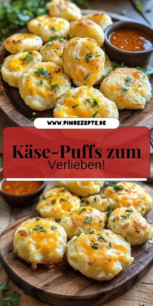 Entdecke das köstliche Rezept für unwiderstehliche Kartoffelkäse-Puffs! Diese knusprigen Appetizer sind einfach zuzubereiten und bringen jeden zum Staunen. Mit einer cremigen Mischung aus Kartoffeln, schmelzendem Käse und Gewürzen sind sie der perfekte Snack für jede Gelegenheit. Lass dir diese leckeren Häppchen nicht entgehen! Klicke jetzt, um das vollständige Rezept und wertvolle Tipps zu erfahren und deine Gäste zu begeistern!