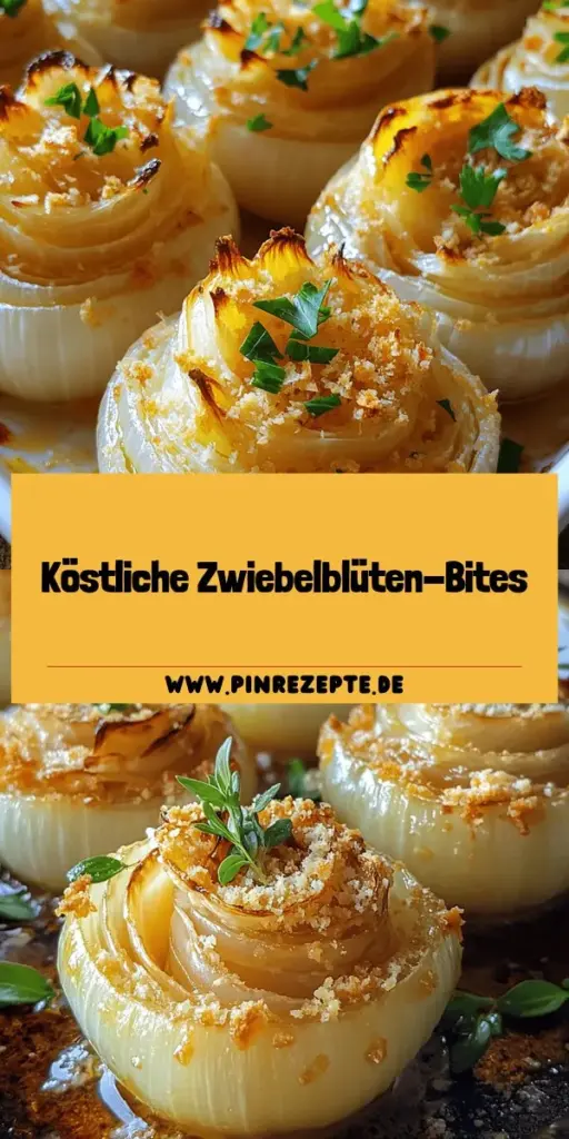 Entdecke die köstliche Welt der Fiori di cipolla al forno! Diese einfach zuzubereitenden gebackenen Zwiebelblüten sind nicht nur ein Hingucker, sondern auch ein Genuss. Mit frischem Parmesan, knusprigem Paniermehl und aromatischen Kräutern zauberst du ein Gericht, das jeder lieben wird. Ideal für deine nächste Feier oder als besondere Beilage. Neugierig geworden? Klicke hier für das vollständige Rezept und bringe Abwechslung auf deinen Tisch!