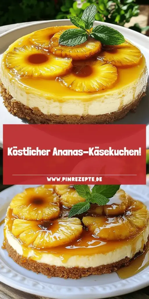 Entdecke, wie du einen köstlichen Pineapple Upside-Down Cheesecake mit Ananas zubereiten kannst, der garantiert für Begeisterung sorgt! Diese perfekte Kombination aus cremigem Käsekuchen und karamellisierten Ananas wird deine Gäste beeindrucken. In diesem einfachen Rezept erfährst du, welche Zutaten du benötigst und bekommst eine Schritt-für-Schritt-Anleitung, um dieses traumhafte Dessert selbst zu kreieren. Klicke jetzt und verwöhne deinen Gaumen!