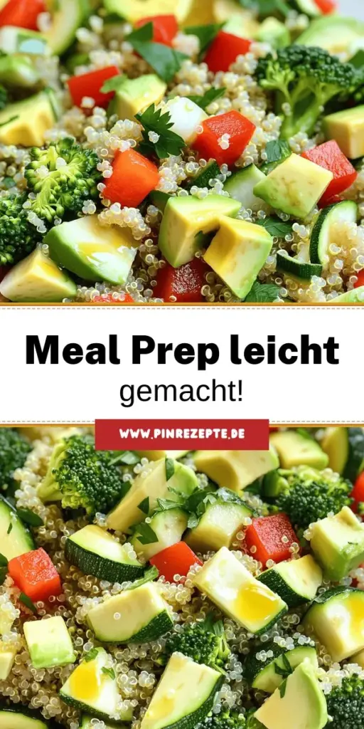 Mahlvorbereitung kann so einfach und schnell sein! In diesem Artikel entdeckst du gesunde und köstliche Rezepte, die dir helfen, frische Mahlzeiten für die ganze Woche zuzubereiten. Lerne, wie du nahrhafte Quinoa mit Kichererbsen und Gemüse zubereitest und spare Zeit in der Küche. Lass dich von praktischen Tipps inspirieren und bring dein Meal Prep auf das nächste Level! Klicke jetzt und entdecke die leckeren Rezepte für ein einfaches Kocherlebnis!