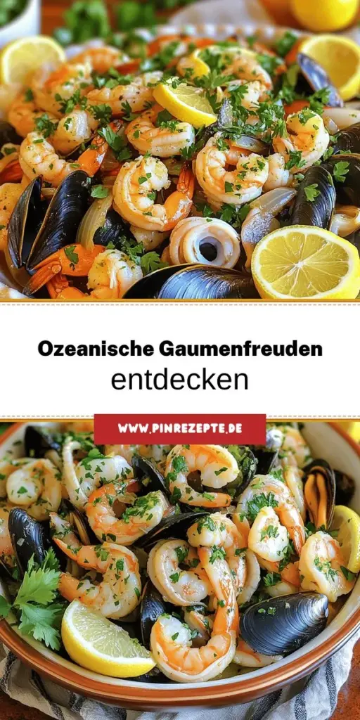 Entdecken Sie die köstlichen Meeresfrüchte-Rezepte, die Ihre Mahlzeiten verfeinern werden! Lernen Sie, wie Sie frische Meeresfrüchte auswählen und richtig lagern, um den besten Geschmack zu erzielen. Praktische Tipps und einfache Rezepte warten auf Sie, darunter ein aufregendes Meeresfrüchte Medley mit Zitrus-Kräuter-Sauce. Lassen Sie sich inspirieren und zaubern Sie gesunde und schmackhafte Gerichte auf Ihren Tisch! Klicken Sie hier, um mehr zu erfahren und die Rezepte auszuprobieren!