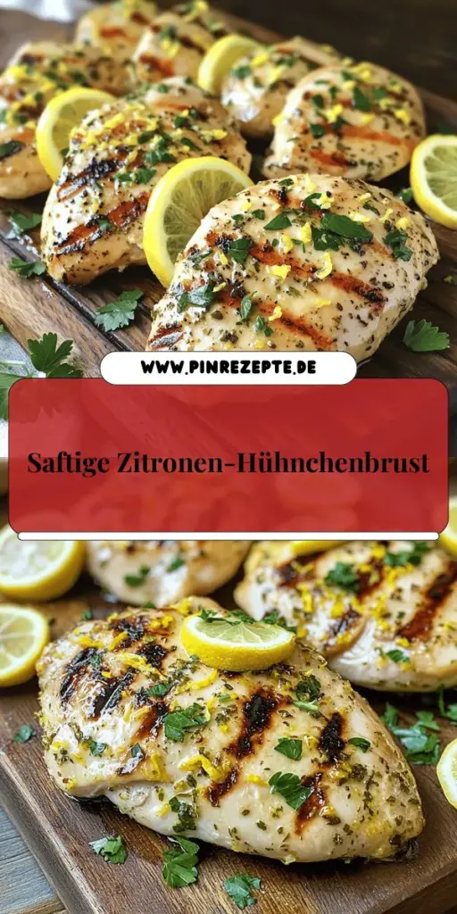 Entdecken Sie die beste Rezeptur für saftige Hühnchenbrust mit unserem Zitronen-Kräuter-Rezept! Lernen Sie, wie Sie mit frischen Zutaten und einfachen Schritten das perfekte Grill- oder Ofengericht zaubern. Unsere hilfreichen Tipps sorgen dafür, dass Ihr Hühnchen immer zart und lecker bleibt. Klicken Sie hier, um die vollständige Schritt-für-Schritt-Anleitung zu entdecken und überraschen Sie Ihre Gäste mit diesem köstlichen Gericht!