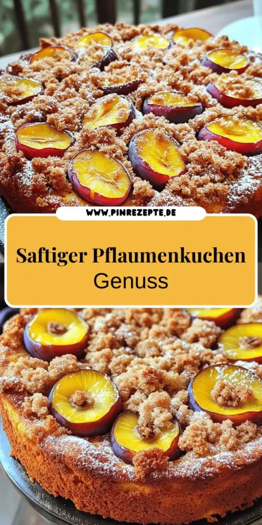 Entdecke das perfekte Rezept für deutschen Pflaumenkuchen! Saftig, fruchtig und einfach zuzubereiten, erfüllt dieser Kuchen jeden Anlass mit Genuss. In unserem Artikel findest du alle Zutaten, eine detaillierte Anleitung und wertvolle Tipps für den perfekten Teig. Lass deiner Kreativität freien Lauf und experimentiere mit verschiedenen Früchten oder Nüssen. Klicke jetzt, um das volle Rezept zu erkunden und deinen neuen Lieblingskuchen zu backen!