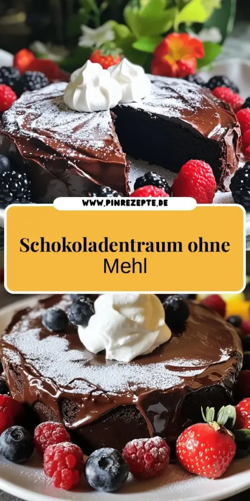 Entdecke das Rezept für einen himmlischen Flourless Chocolate Ganache Cake, der ganz ohne Mehl auskommt! Mit nur wenigen Zutaten zauberst du einen saftigen Schokoladentraum, der perfekt für jeden Anlass ist. Lass dich von einfachen Tipps und Variationen inspirieren, um deinen Kuchen ganz nach deinem Geschmack zu gestalten. Klicke jetzt, um das vollständige Rezept und die Schritt-für-Schritt-Anleitung zu entdecken und genieße dieses köstliche Dessert!