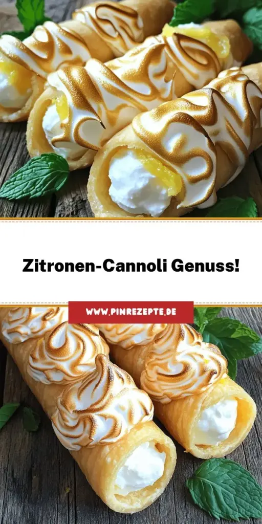 Entdecken Sie die leckeren Lemon Meringue Pie Cannolis, die die perfekte Kombination aus italienischem Gebäck und frischer Zitronencreme bieten! Mit einer einfachen Schritt-für-Schritt-Anleitung zeige ich Ihnen, wie Sie diese köstliche Delikatesse selbst zubereiten können. Perfekte Füllung, knusprige Schalen und luftige Meringue warten auf Sie. Klicken Sie durch und lassen Sie sich inspirieren, dieses süße Highlight in Ihrer Küche zu zaubern!