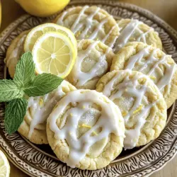 - 1 Tasse Ricotta-Käse - 1 Tasse Kristallzucker - 1/2 Tasse ungesalzene Butter, weich - 2 große Eier - Schale von 2 Zitronen - 2 Esslöffel frischer Zitronensaft Die Hauptzutaten bringen frischen Geschmack. Ricotta-Käse macht die Kekse weich und saftig. Kristallzucker gibt die notwendige Süße. Weiche Butter sorgt für eine zarte Textur. Die Eier binden alles zusammen. Die Zitronenschale und der Zitronensaft sorgen für den frischen Zitrusgeschmack, den wir lieben. - 2 Tassen Weizenmehl - 2 Teelöffel Backpulver - 1/2 Teelöffel Salz - 1/4 Teelöffel Mandelessenz (optional) Die trockenen Zutaten sind wichtig für die Struktur. Weizenmehl gibt den Keksen Stabilität. Backpulver lässt die Kekse aufgehen und fluffig werden. Salz verstärkt den Geschmack. Mandelessenz ist eine nette Option, um ein zusätzliches Aroma hinzuzufügen. - 1/2 Tasse Puderzucker - 1 Esslöffel Zitronensaft Der Guss macht die Kekse besonders. Puderzucker sorgt für Süße und eine glatte Textur. Frischer Zitronensaft gibt dem Guss eine spritzige Note. Dieser Guss macht die Kekse nicht nur lecker, sondern sieht auch toll aus. Für das vollständige Rezept, schau dir die Details im Full Recipe an. - Ofen auf 175°C (350°F) vorheizen - Backblech mit Backpapier auslegen Zuerst heizt du deinen Ofen auf 175°C vor. Das sorgt dafür, dass die Kekse gleichmäßig backen. Während der Ofen sich aufheizt, legst du ein Backblech mit Backpapier aus. Das Backpapier verhindert, dass die Kekse kleben bleiben. - Ricotta-Käse, Kristallzucker und weiche Butter vermengen - Eier einzeln hinzufügen und gut vermischen - Zitronenschale und Zitronensaft unterrühren, eventuell Mandelessenz hinzufügen Jetzt kommt der Spaß! In einer großen Schüssel vermischst du den Ricotta-Käse, den Kristallzucker und die weiche Butter. Rühre, bis die Mischung schön glatt ist. Füge dann die Eier einzeln hinzu. Mische gut, damit jedes Ei gut eingearbeitet ist. Als nächstes gibst du die Zitronenschale und den Zitronensaft dazu. Wenn du magst, kannst du auch Mandelessenz hinzufügen. Das gibt den Keksen einen besonderen Geschmack. - Mehl, Backpulver und Salz vermischen - Trockene Zutaten schrittweise zu den feuchten Zutaten geben In einer separaten Schüssel vermischst du das Mehl, das Backpulver und das Salz. Diese trockenen Zutaten fügst du dann schrittweise zu der Ricotta-Mischung hinzu. Rühre nur so lange, bis alles gut verbunden ist. Übermische den Teig nicht, sonst werden die Kekse hart. - Teigportionen auf das Backblech setzen - Kekse 12-15 Minuten backen und abkühlen lassen - Guss zubereiten und über die Kekse träufeln Mit einem Esslöffel nimmst du Portionen des Teigs und setzt sie auf das Backblech. Achte darauf, einen Abstand von etwa 5 cm zwischen den Häufchen zu lassen. Backe die Kekse für 12-15 Minuten. Die Ränder sollten leicht goldbraun sein, während die Mitte weich bleibt. Nach dem Backen lasse die Kekse 5 Minuten auf dem Blech abkühlen, bevor du sie auf ein Kuchengitter legst. Für den Guss mischst du den Puderzucker mit dem Zitronensaft in einer kleinen Schüssel, bis die Mischung glatt ist. Träufle den Guss gleichmäßig über die abgekühlten Kekse. Diese einfachen Schritte machen deine Lemon Ricotta Cookies frisch und lecker. Du findest die vollständige Anleitung im Full Recipe. Um den Ricotta optimal zu integrieren, benutze eine Schüssel. Mische den Ricotta mit Zucker und Butter zuerst. So wird die Mischung schön cremig. Stelle sicher, dass der Ricotta frisch ist. Das macht die Kekse saftiger. Beim Mischen des Teigs ist weniger mehr. Rühre die trockenen Zutaten nur kurz ein. Wenn du zu lange rührst, werden die Kekse hart. Die Mischung sollte leicht klumpig sein. So bleibt die Konsistenz perfekt. Die besten Backeinstellungen für saftige Kekse liegen bei 175°C. Backe die Kekse 12 bis 15 Minuten. Achte darauf, dass sie leicht goldbraun sind. Die Mitte darf weich aussehen. So bleiben sie saftig und lecker. Um die Kekse nicht zu trocken zu backen, überprüfe sie gegen Ende der Backzeit. Wenn die Ränder fest sind, nimm sie raus. Lass sie nach dem Backen auf dem Blech kurz abkühlen. So bleiben sie frisch. Für dekorative Serviervorschläge arrangiere die Kekse auf einem schönen Teller. Füge frische Zitronenscheiben und Minzblätter hinzu. Das sieht toll aus und macht Appetit. Verwende frische Zutaten zur Garnierung. Ein Spritzer Zitronensaft kann die Farben aufhellen. Das macht deine Kekse noch einladender. So werden sie zum Hingucker auf jedem Tisch. {{image_4}} Um deinen Keksen eine besondere Note zu geben, füge Mandelaroma hinzu. Ein paar Tropfen reichen aus, um den Geschmack zu heben. Du kannst auch andere Zitrusfrüchte verwenden, wie Limetten. Das sorgt für eine frische, aufregende Abwechslung. Die Kombination aus Zitrone und Limette bringt einen tollen, spritzigen Geschmack. Wenn du eine glutenfreie Variante möchtest, tausche Weizenmehl gegen glutenfreie Mehle aus. Mandelmehl oder Reismehl sind gute Optionen. Achte darauf, die Menge leicht anzupassen. Dies sorgt dafür, dass die Konsistenz der Kekse gut bleibt. Glutenfreie Kekse können genauso lecker und saftig sein. Für eine vegane Version kannst du Eier durch Apfelmus oder Leinsamen ersetzen. Verwende pflanzliche Butter anstelle von normaler Butter. Diese Alternativen halten die Kekse feucht und lecker. Außerdem bleiben sie ganz ohne tierische Produkte. Du wirst überrascht sein, wie gut vegane Kekse schmecken können. Für das beste Ergebnis folge dem [Full Recipe] und experimentiere mit diesen Variationen. Um die Frische deiner Lemon Ricotta Cookies zu bewahren, verpacke sie luftdicht. Ein einfacher Behälter oder ein Zip-Beutel funktioniert gut. So verhinderst du, dass die Kekse austrocknen. Kühlung ist ebenfalls wichtig. Wenn du die Kekse im Kühlschrank lagerst, bleiben sie länger frisch. Wie lange bleiben die Kekse frisch? Wenn du sie richtig lagerst, bleiben sie etwa eine Woche lecker. Du kannst die Kekse auch einfrieren. Lege sie in einen luftdichten Behälter. So bleiben sie bis zu drei Monate gut. Lass sie einfach bei Raumtemperatur auftauen, wenn du sie genießen möchtest. Für das beste Geschmackserlebnis, esse sie frisch! Die Zubereitungszeit für die Lemon Ricotta Cookies beträgt etwa 20 Minuten. Die Backzeit liegt zwischen 12 und 15 Minuten. Insgesamt kannst du also in 40 Minuten 24 leckere Kekse zubereiten. Es gibt einige Gründe, warum Kekse nicht fluffig werden. Oft liegt es an einer Übermischung des Teigs. Mische die Zutaten nur, bis sie gerade so verbunden sind. Zu viel Mischen kann die Kekse hart machen. Achte auch darauf, frische Zutaten zu verwenden. Alte Backpulver können die Fluffigkeit ebenfalls beeinträchtigen. Ja, du kannst die Rezeptmenge problemlos halbieren. Halbiere einfach alle Zutaten. Achte darauf, die Backzeit im Auge zu behalten. Kleinere Kekse brauchen oft weniger Zeit im Ofen. Ricotta-Käse ist ein Hauptbestandteil dieser Kekse. Er sorgt für die weiche und feuchte Textur. Wenn du keinen Ricotta hast, kannst du auch Mascarpone nutzen. Das Ergebnis wird jedoch leicht anders schmecken. Lemon Ricotta Cookies stammen ursprünglich aus Italien. Diese Kekse sind dort sehr beliebt. Sie spiegeln die Liebe zu frischen Zitronen und Ricotta wider. Diese Verbindung macht sie besonders lecker und saftig. Du kannst die Kekse mit einem einfachen Zuckerguss dekorieren. Mische Puderzucker und Zitronensaft, bis die Mischung glatt ist. Träufle den Guss über die abgekühlten Kekse. Du kannst auch frische Zitronenscheiben oder Minzblätter als Garnierung verwenden. Das sieht nicht nur schön aus, sondern schmeckt auch frisch und lecker. Zusammenfassend habe ich die wichtigsten Zutaten und Schritte für die Zubereitung von Lemon Ricotta Cookies vorgestellt. Du hast gelernt, wie du die perfekten Kekse mit Zitrusaroma backst und wichtige Tipps beachtet hast. Experimentiere mit Aromen und Variationen, um deinen Keksen eine persönliche Note zu geben. Denke auch an die idealen Aufbewahrungsmethoden, damit sie frisch bleiben. Diese Kekse sind eine köstliche Bereicherung für jede Gelegenheit. Viel Spaß beim Backen und Genießen!