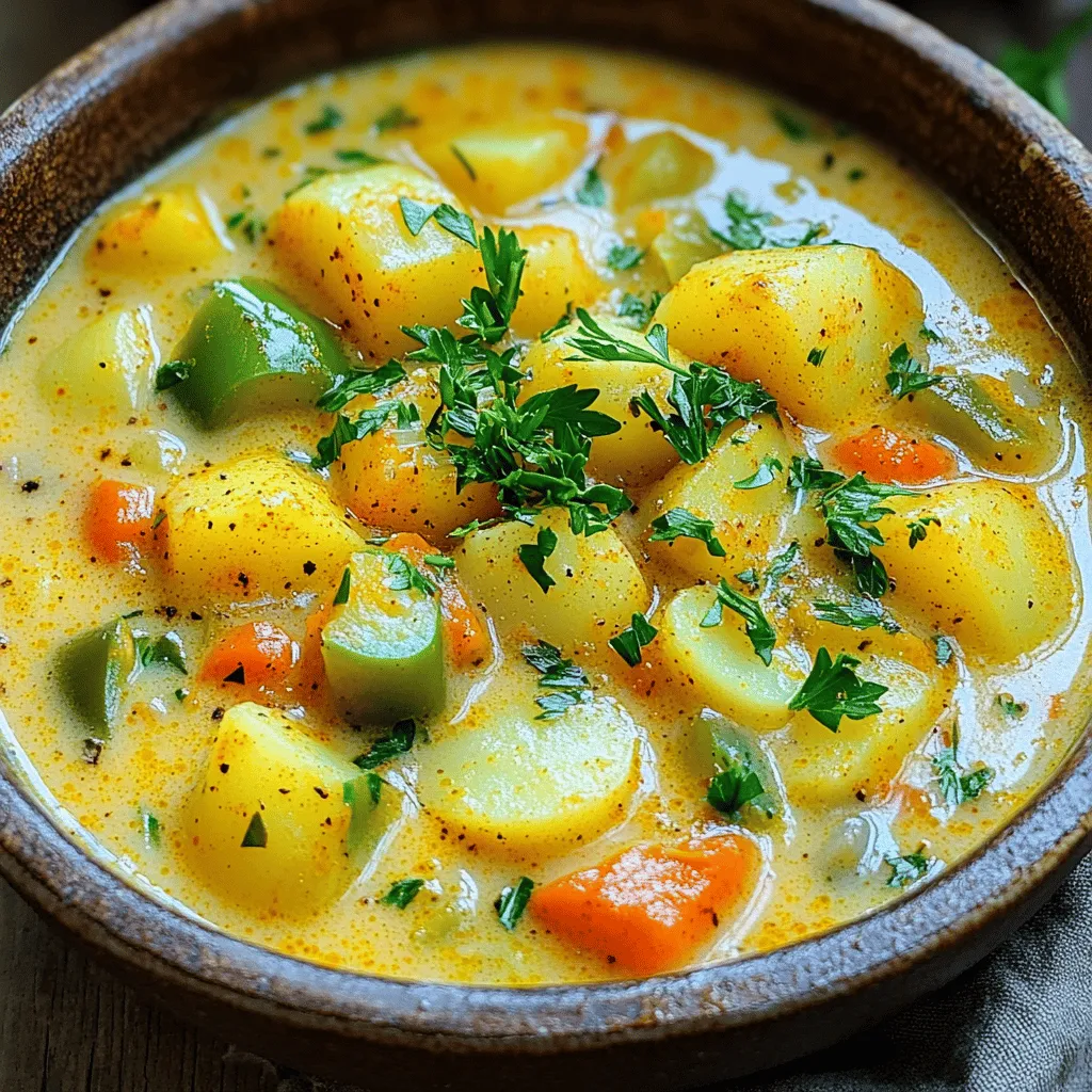 Für diese herzhafte Suppe brauchen wir einige wichtige Zutaten: