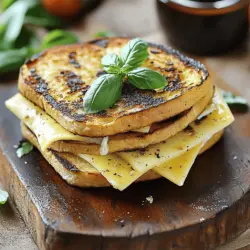 Für ein köstliches gegrilltes Käse-Sandwich brauchst du die richtigen Zutaten. Hier sind die Hauptzutaten: