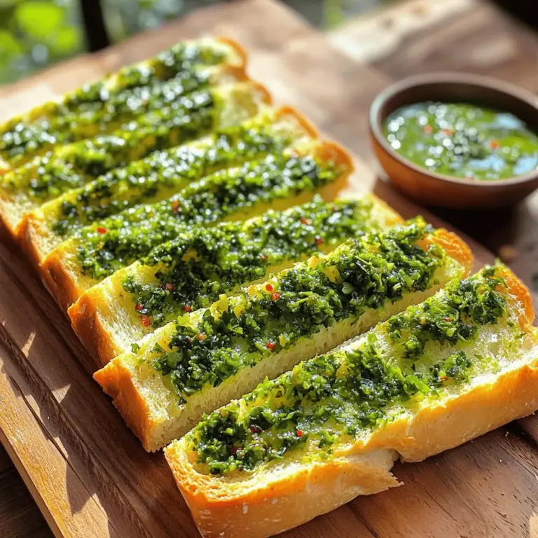 Für ein leckeres Chimichurri Knoblauchbrot brauchst du einige einfache Zutaten. Diese Zutaten machen das Brot besonders schmackhaft. Hier sind die Hauptzutaten: