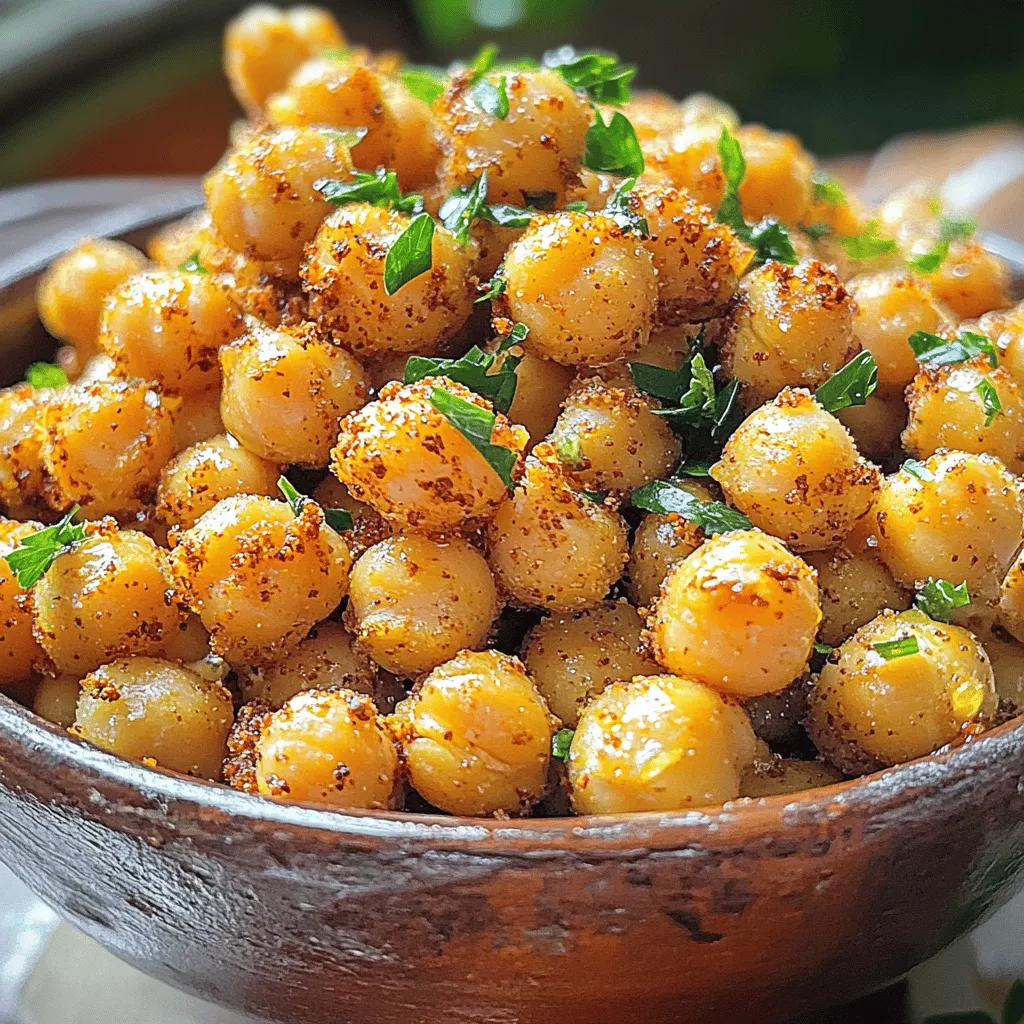 Kichererbsen sind ein toller Snack. Sie sind gesund und sehr lecker. Um knusprige Kichererbsen zu machen, brauchst du einige einfache Zutaten.