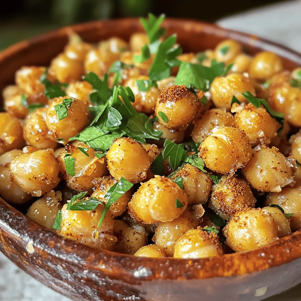 Kichererbsen sind ein toller Snack. Sie sind gesund und sehr lecker. Um knusprige Kichererbsen zu machen, brauchst du einige einfache Zutaten.
