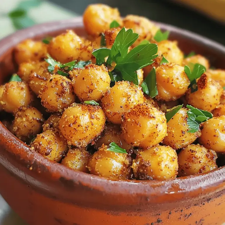 Kichererbsen sind ein toller Snack. Sie sind gesund und sehr lecker. Um knusprige Kichererbsen zu machen, brauchst du einige einfache Zutaten.