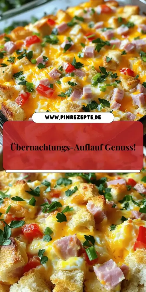 Hebe dein Frühstück mit dem schnellen Overnight Breakfast Casserole auf ein neues Level! Dieses leckere und einfache Gericht ist perfekt für alle Genießer und benötigt nur wenige Zutaten wie Eier, Brot und deinen Lieblingskäse. Lass dir diese Schritt-für-Schritt-Anleitung nicht entgehen und entdecke die besten Tipps für eine perfekte Zubereitung. Klicke jetzt, um das vollständige Rezept und viele köstliche Variationen zu erfahren!