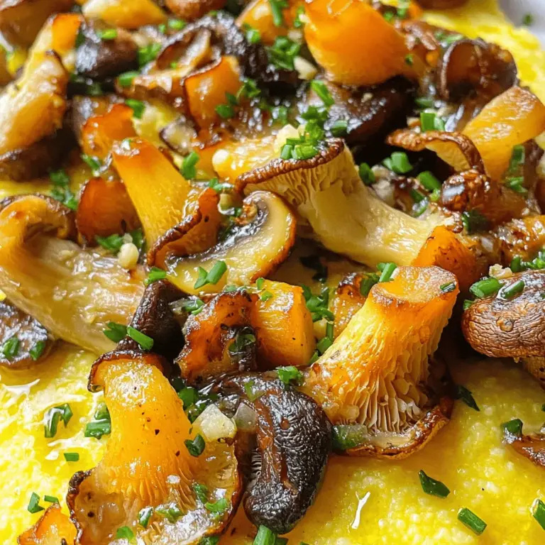 - 1 Tasse Polenta - 4 Tassen Gemüsebrühe