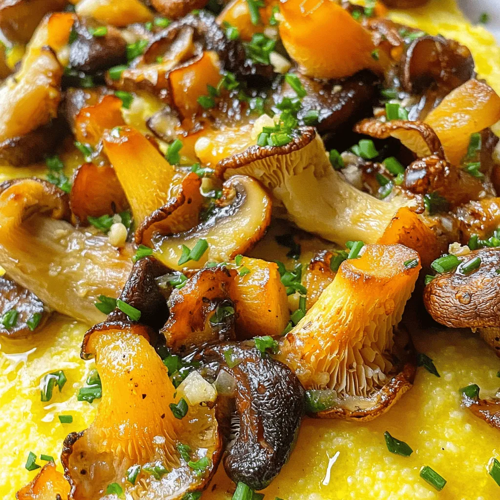 - 1 Tasse Polenta - 4 Tassen Gemüsebrühe