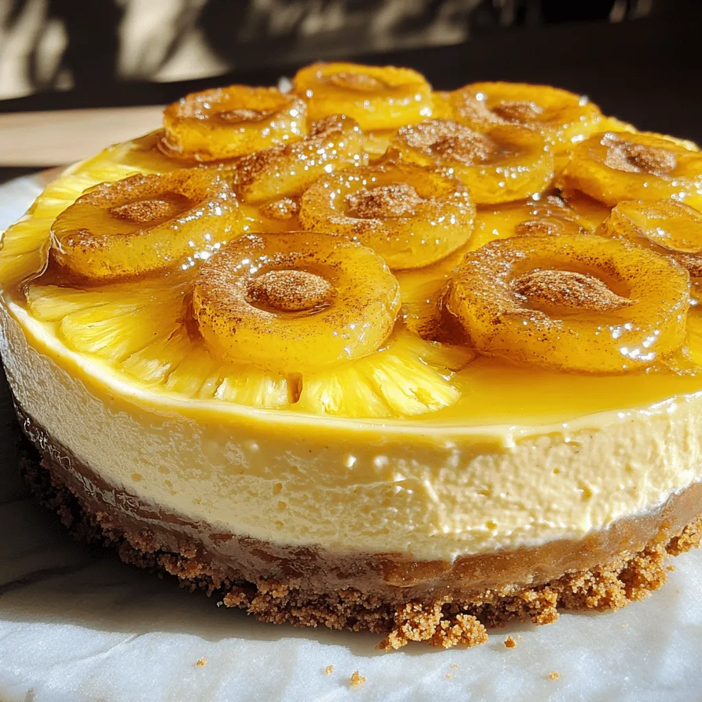 Für diesen einfachen Ananas-Unten-Cheesecake brauchst du folgende Zutaten: