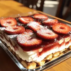 Hier sind die Zutaten, die du für dein Erdbeer Tiramisu benötigst: