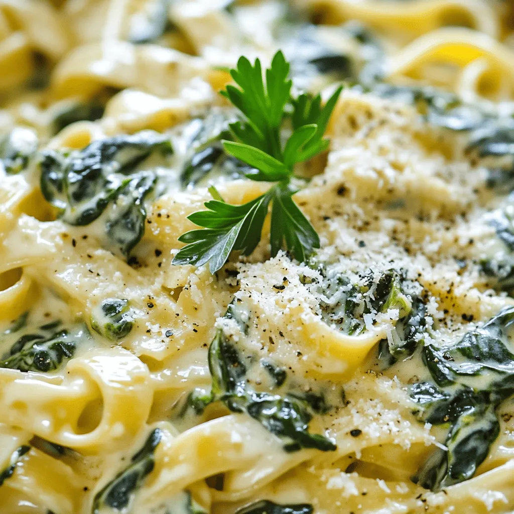 Um die beste Crema-Spinat-Pasta zu machen, brauchen Sie ein paar wichtige Zutaten. Hier ist die Liste: