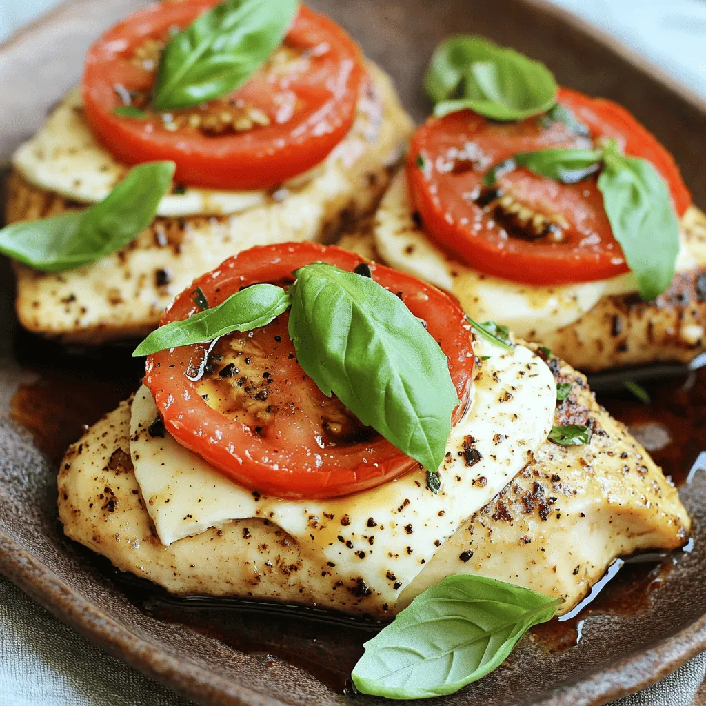 Caprese Chicken ist ein einfaches und frisches Gericht. Es bringt den Geschmack Italiens direkt auf deinen Tisch. Du brauchst nur einige Zutaten, die du leicht findest.