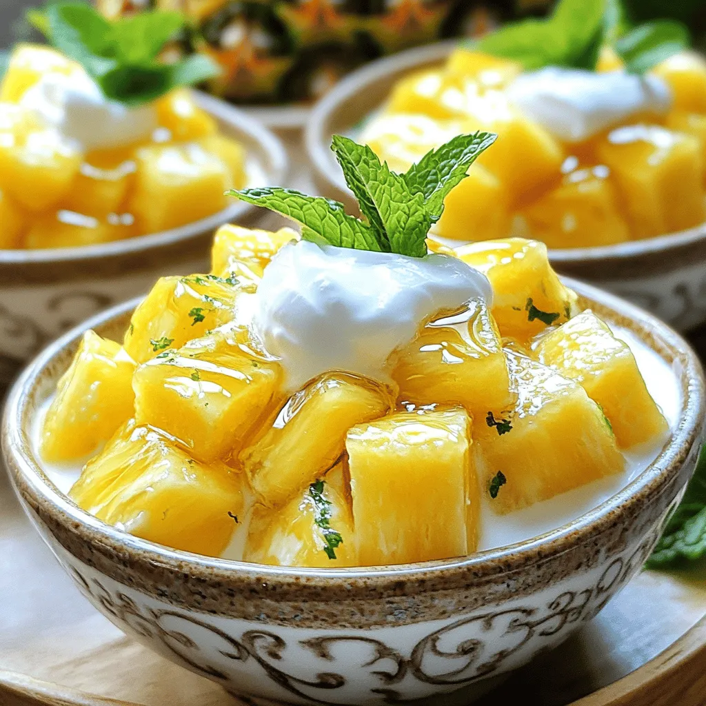 Um Ananas-Desserts zuzubereiten, brauchen Sie einige Grundzutaten. Diese Zutaten bilden die Basis für viele köstliche Gerichte. Hier sind die wichtigsten: