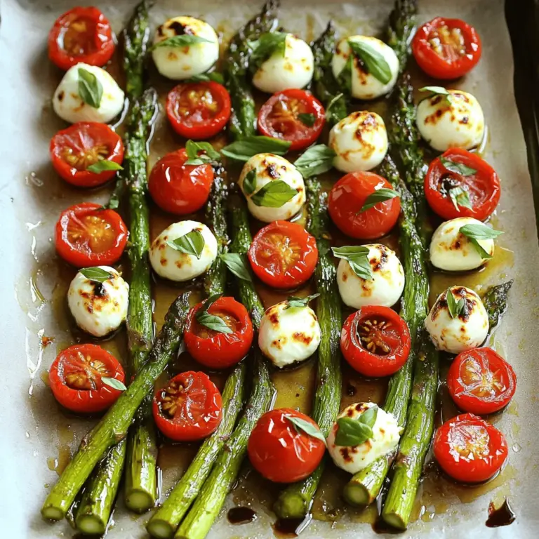- 500 g frischer grüner Spargel - 200 g Kirschtomaten - 200 g Mozzarella-Kugeln