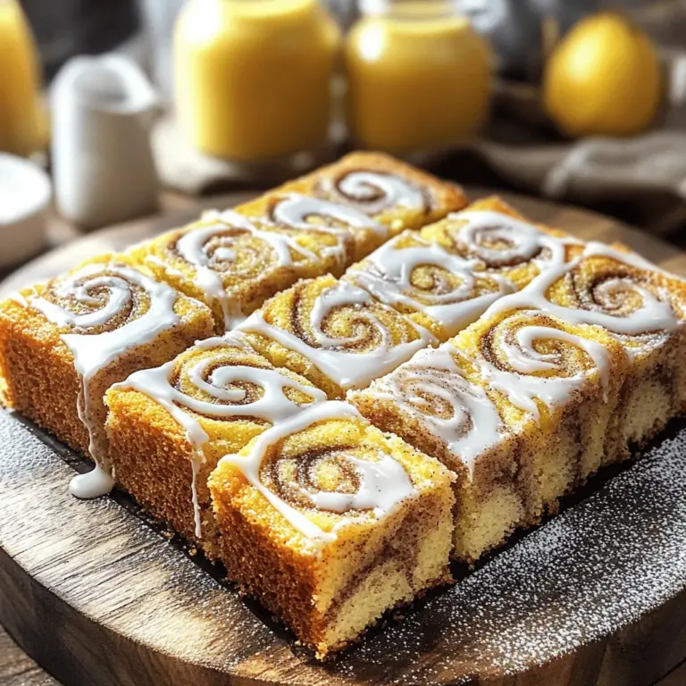 Die Hauptzutaten sind einfach zu finden. Hier sind sie: - 2 Tassen Weizenmehl - 1 Tasse Zucker - 1 Tasse Buttermilch (oder Milch mit Zitronensaft) - 1/2 Tasse ungesalzene Butter, geschmolzen - 2 große Eier - 1 Esslöffel Backpulver - 1 Teelöffel Vanilleextrakt - 1 Teelöffel Natron - 1/2 Teelöffel Salz Diese Zutaten bilden die Basis für die Torte. Das Mehl sorgt für die Struktur, während die Buttermilch das Ganze schön feucht macht. Die Eier helfen beim Binden der Masse. Für die leckere Füllung benötigst du: - 1/2 Tasse brauner Zucker, fest gepackt - 1 Esslöffel gemahlener Zimt - 3 Esslöffel geschmolzene Butter Diese Mischung gibt der Torte den typischen Zimtgeschmack. Der Zuckerguss wird aus folgenden Zutaten gemacht: - 1 Tasse Puderzucker - 2 Esslöffel Milch - 1/2 Teelöffel Vanilleextrakt Der Zuckerguss macht die Torte süß und schmackhaft. Er ist das i-Tüpfelchen auf der Torte. Wenn du keine Buttermilch hast, kannst du Milch mit einem Esslöffel Zitronensaft nutzen. Das funktioniert gut. Du kannst auch glutenfreies Mehl verwenden, wenn du Gluten meiden musst. Achte darauf, die Zutaten frisch zu verwenden. Frische Zutaten machen einen großen Unterschied im Geschmack. Verwende auch ungesalzene Butter, um den Zucker besser zur Geltung zu bringen. Für mehr kreative Ideen schaue dir die [Full Recipe] an. Zuerst heize den Ofen auf 175 °C vor. Fette eine 23x33 cm große Backform ein oder lege sie mit Backpapier aus. Lass das Papier etwas über den Rand hängen. So kannst du die Torte leicht herausnehmen. Jetzt nimm die Zutaten für die Teigmischung. Du brauchst Weizenmehl, Zucker, Backpulver, Natron und Salz. Mische diese trockenen Zutaten in einer großen Schüssel gut zusammen. In einer separaten Schüssel verrührst du die Buttermilch, die geschmolzene Butter, die Eier und den Vanilleextrakt. Du solltest eine glatte Mischung erhalten. Gieße nun die flüssigen Zutaten zu den trockenen. Vermenge alles vorsichtig, aber übermix nicht. Das ist wichtig für die Textur. Jetzt wird es spannend! Nimm eine kleine Schüssel und vermische den braunen Zucker mit dem Zimt. Verteilt die Hälfte des Teigs gleichmäßig in der Form. Streue dann die Hälfte der Zimt-Zucker-Mischung darüber. Löffle den restlichen Teig vorsichtig auf die erste Schicht. Glätte ihn mit einem Spatel. Bestreue die oberste Schicht mit der restlichen Zimt-Zucker-Mischung. Mit einem Zahnstocher oder Messer wirbelst du die Mischung sanft durch den Teig. Jetzt kommt der Backprozess. Backe die Torte für 30-35 Minuten. Sie ist fertig, wenn ein Zahnstocher sauber herauskommt. Während die Torte backt, kannst du den Zuckerguss vorbereiten. Mische Puderzucker, Milch und Vanilleextrakt in einer Schüssel. Rühre, bis die Konsistenz gut ist. Lass die Torte nach dem Backen etwa 10 Minuten in der Form abkühlen. Dann nimm sie vorsichtig heraus und lass sie auf einem Kuchengitter vollständig auskühlen. Kurz vor dem Servieren träufel den Zuckerguss über die erkaltete Torte. Für das vollständige Rezept schau dir die Zimtschnecken Traummtorte an. Ein häufiger Fehler ist das Übermischen des Teigs. Mischen Sie die Zutaten nur, bis sie verbunden sind. Wenn Sie zu lange rühren, wird die Torte zäh. Achten Sie auch darauf, dass die Butter nicht zu heiß ist, wenn Sie sie mit den anderen Zutaten mischen. Zu heiße Butter kann den Teig schmelzen und die Konsistenz ruinieren. Für die ideale Konsistenz verwenden Sie Buttermilch. Diese macht die Torte feucht und fluffig. Wenn Sie keine Buttermilch haben, nehmen Sie Milch mit Zitronensaft. Lassen Sie die Mischung für fünf Minuten ruhen, damit sie dick wird. Achten Sie darauf, dass Sie die Zimt-Zucker-Mischung gleichmäßig verteilen. So erhält jeder Bissen den wunderbaren Zimtgeschmack. Jeder Ofen ist anders. Prüfen Sie die Torte nach 25 Minuten. Wenn der Zahnstocher sauber herauskommt, ist sie fertig. Wenn nicht, backen Sie sie weiter, aber achten Sie darauf, sie nicht zu lange zu backen. Lassen Sie die Torte nach dem Backen abkühlen, bevor Sie den Zuckerguss hinzufügen. So bleibt die Torte schön und saftig. Für das vollständige Rezept schauen Sie bitte auf die [Full Recipe]. {{image_4}} Wenn Sie glutenfrei essen, können Sie die Torte anpassen. Verwenden Sie einfach glutenfreies Mehl. Achten Sie darauf, dass das Mehl eine 1:1-Substitution ist. So bleibt die Torte schön und fluffig. Oft ist es auch gut, etwas mehr Backpulver hinzuzufügen, damit die Torte aufgeht. Für mehr Geschmack können Sie andere Füllungen ausprobieren. Fügen Sie Nüsse wie Walnüsse oder Pecannüsse hinzu. Schokoladenstückchen sind auch eine tolle Ergänzung. Sie bringen einen süßen und reichen Geschmack. Für die Toppings können Sie auch Karamellsauce oder frische Früchte verwenden. Sie sehen nicht nur gut aus, sondern schmecken auch fantastisch. Wenn Sie fruchtige Varianten mögen, können Sie Äpfel oder Beeren hinzufügen. Schneiden Sie die Früchte klein und mischen Sie sie mit dem Zimt-Zucker. Für schokoladige Varianten können Sie Kakaopulver in den Teig geben. Alternativ können Sie auch Schokoladenstückchen in die Füllung einarbeiten. Diese Variationen machen die Zimtschnecken Torte noch interessanter und leckerer. Mit diesen Tipps und Ideen können Sie Ihre Zimtschnecken Torte ganz nach Ihrem Geschmack gestalten. Schauen Sie sich auch das Full Recipe an, um die Basis zu erlernen. Die Zimtschnecken Torte ist am besten frisch. Wenn du Reste hast, bewahre sie in einem luftdichten Behälter auf. So bleibt die Torte weich und saftig. Stelle den Behälter in den Kühlschrank. Dort hält die Torte etwa vier bis fünf Tage. Vor dem Servieren lass sie kurz bei Raumtemperatur stehen. So schmeckt sie wieder frisch. Wenn du die Torte länger aufbewahren möchtest, friere sie ein. Schneide die Torte in Stücke. Lege jedes Stück in Frischhaltefolie und dann in einen Gefrierbeutel. So schützt du sie vor Frostbrand. Die Torte hält sich so bis zu drei Monate im Gefrierfach. Zum Auftauen lege die Stücke einfach in den Kühlschrank. Lass sie dort über Nacht auftauen. Um die Torte warm zu genießen, heize deinen Ofen auf 160 °C vor. Lege die Stücke auf ein Backblech und erwärme sie für 10 bis 15 Minuten. Du kannst auch die Mikrowelle nutzen. Erwärme ein Stück für etwa 20 bis 30 Sekunden. Achte darauf, dass es nicht zu heiß wird. Vor dem Servieren kannst du frischen Zuckerguss darüber träufeln. Das macht die Torte noch leckerer! Die Zimtschnecken Traummtorte bleibt frisch für etwa drei Tage. Bewahre sie in einem luftdichten Behälter auf. Dadurch bleibt die Torte saftig und lecker. Wenn du sie länger aufbewahren möchtest, kannst du sie einfrieren. Ja, du kannst die Torte im Voraus zubereiten. Bereite sie bis zum Backen vor und stelle sie in den Kühlschrank. Am nächsten Tag kannst du sie backen. Das spart Zeit und ist perfekt für besondere Anlässe. Fertige Zimtschnecken Traummtorten findest du in einigen Bäckereien oder Cafés. Schau auch in den örtlichen Supermärkten. Viele bieten frische, hausgemachte Torten an. Wenn du eine besondere Torte möchtest, frage nach einer Bestellung im Voraus. Die Zimtschnecken Traummtorte ist ein Fest für die Sinne. Wir haben die Hauptzutaten besprochen und wie man die perfekte Füllung und den Zuckerguss zubereitet. Ich habe dir Schritt für Schritt erklärt, wie du die Torte machst. Tipps helfen, häufige Fehler zu vermeiden und die beste Konsistenz zu erreichen. Variationen bieten für jeden Geschmack etwas. Denke daran, die Torte richtig zu lagern, damit sie frisch bleibt. Mit diesen Informationen bist du gut gerüstet, um eine köstliche Zimtschnecken Traummtorte zu backen. Viel Spaß beim Ausprobieren!