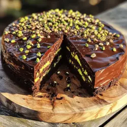 Für diesen Schokoladen-Pistazien-Kuchen brauchst du eine Auswahl an frischen Zutaten. Diese Zutaten geben dem Kuchen seinen besonderen Geschmack und die tolle Textur. Hier ist die Liste der benötigten Zutaten: - 1 ½ Tassen Allzweckmehl - 1 Tasse ungesüßtes Kakaopulver - 1 Teelöffel Backpulver - 1 Teelöffel Natron - ½ Teelöffel Salz - 1 Tasse Zucker - ½ Tasse brauner Zucker, fest verpackt - 1 Tasse ungesalzene Butter, weich - 4 große Eier - 1 Teelöffel Vanilleextrakt - 1 Tasse Buttermilch - 1 Tasse zerdrückte Pistazien (einige für die Dekoration zurückbehalten) - ½ Tasse Zartbitterschokoladenstückchen Jede Zutat spielt eine wichtige Rolle. Das Mehl gibt Struktur, während das Kakaopulver den reichen Schokoladengeschmack bringt. Die Pistazien fügen Crunch und Geschmack hinzu. Butter und Zucker sorgen für die nötige Süße und Feuchtigkeit. Verwende frische Zutaten für den besten Geschmack. Achte darauf, die Pistazien grob zu zerdrücken. So erhältst du einen tollen Biss im Kuchen. Du kannst den gesamten Prozess in der [Full Recipe] nachlesen. - Heizen Sie Ihren Ofen auf 350°F (175°C) vor. - Fetten Sie zwei 9-Zoll (23 cm) runde Kuchenformen ein und bestäuben Sie sie mit Kakaopulver. - In einer mittelgroßen Schüssel das Mehl und Kakaopulver gut kombinieren. - Fügen Sie Backpulver, Natron und Salz hinzu und vermischen Sie alles. - Schlagen Sie die weiche Butter mit dem Zucker schaumig. - Geben Sie die Eier einzeln hinzu und rühren Sie gut um. Fügen Sie den Vanilleextrakt hinzu. - Fügen Sie abwechselnd die trockenen Zutaten und die Buttermilch hinzu. - Falten Sie die zerdrückten Pistazien und Schokoladenstückchen vorsichtig unter den Teig. - Füllen Sie den Teig gleichmäßig in die vorbereiteten Formen. - Backen Sie die Kuchen für 25-30 Minuten. Machen Sie den Zahnstocher-Test, um sicherzustellen, dass sie fertig sind. - Lassen Sie die Kuchen 10 Minuten in den Formen abkühlen. - Übertragen Sie sie auf ein Abkühlgitter, um vollständig abzukühlen. - Bestreichen Sie den Kuchen mit Ihrer Wahl von Glasur. Dekorieren Sie ihn mit den zurückbehaltenen Pistazien. Für die genauen Mengen und Schritte sehen Sie sich das Full Recipe an. - Backzeit und Ofentemperatur testen: Heize deinen Ofen auf 175°C vor. Ich empfehle, den Kuchen 25 bis 30 Minuten zu backen. Jeder Ofen kann anders sein, also behalte ihn im Auge. - Zahnstocher-Test richtig anwenden: Stecke einen Zahnstocher in die Mitte des Kuchens. Wenn er sauber herauskommt, ist dein Kuchen fertig. - Vermeiden Sie Übermixen: Mische den Teig nur so lange, bis alles gut kombiniert ist. Zu viel Mixen macht den Kuchen hart. - Zutaten richtig abmessen: Verwende Messbecher und Waagen für genaues Messen. Das sorgt für gleichmäßige Ergebnisse. - Kombination mit Schlagsahne: Serviere ein Stück Kuchen mit einem Klecks frischer Schlagsahne. Das passt perfekt zu den Schokoladen- und Pistaziennoten. - Anrichten für besondere Anlässe: Dekoriere den Kuchen mit zerdrückten Pistazien. So sieht er toll aus und schmeckt noch besser. Für die vollständige Anleitung gehe zu [Full Recipe]. {{image_4}} Wenn Sie den Schokoladen-Pistazien-Kuchen anpassen möchten, gibt es viele Optionen. Eine beliebte Wahl ist, glutenfreies Mehl zu verwenden. Dies macht den Kuchen für Menschen mit Glutenunverträglichkeit geeignet. Achten Sie darauf, eine Mischung zu wählen, die gut bindet. Eine weitere Möglichkeit ist, vegane Optionen für Eier und Butter zu verwenden. Sie können Apfelmus oder Bananenpüree statt Eier nehmen. Für die Butter sind pflanzliche Margarine oder Kokosöl gute Alternativen. So bleibt der Kuchen lecker und für alle geeignet. Fügen Sie neue Aromen hinzu, um den Kuchen aufregender zu machen. Ein Hauch von Espresso verstärkt den Schokoladengeschmack und gibt eine schöne Tiefe. Sie können auch Milchschokolade oder weiße Schokolade verwenden. Diese Sorten machen den Kuchen süßer und cremiger. Experimentieren Sie mit verschiedenen Geschmäckern, um Ihren Favoriten zu finden. Die Dekoration macht den Kuchen besonders. Probieren Sie verschiedene Frostings wie Schokoladenglasur oder Frischkäse-Frosting. Diese Optionen passen gut zu dem reichen Schokoladengeschmack. Saisonale Dekorationen bringen Freude in den Kuchen. Nutzen Sie frische Beeren im Sommer oder kandierte Früchte im Winter. Diese Dekorationen sorgen dafür, dass der Kuchen in jeder Jahreszeit frisch und einladend aussieht. Der Schokoladen-Pistazien-Kuchen braucht die richtigen Lagerbedingungen. Lagern Sie ihn in einem luftdichten Behälter. So bleibt der Kuchen frisch und saftig. Der ideale Ort ist der Kühlschrank. Dort bleibt der Kuchen für 5 bis 7 Tage haltbar. Achten Sie darauf, ihn gut abzudecken, um Trockenheit zu vermeiden. Möchten Sie den Kuchen länger aufbewahren? Dann frieren Sie ihn ein. Schneiden Sie den Kuchen in Portionen. Wickeln Sie jede Portion in Frischhaltefolie. Legen Sie die Portionen in einen gefrierfesten Beutel. So bleibt der Geschmack erhalten. Um den Kuchen aufzutauen, nehmen Sie ihn aus dem Gefrierfach. Lassen Sie ihn über Nacht im Kühlschrank auftauen. Dadurch bleibt die Textur schön. Alternativ können Sie ihn bei Raumtemperatur auftauen. So haben Sie schnell wieder einen leckeren Kuchen. Für die vollständige Anleitung und weitere Tipps schauen Sie sich das vollständige Rezept an. Die Zubereitung dauert etwa 20 Minuten. Die Backzeit beträgt 25 bis 30 Minuten. Insgesamt sind es also rund 1 Stunde und 15 Minuten von Anfang bis Ende. Ja, aber der Kuchen wird weniger nussig und weniger knusprig. Die Pistazien geben dem Kuchen eine besondere Textur und einen leckeren Geschmack. Sie können auch andere Nüsse verwenden, wenn Sie möchten. Die besten Pistazien kommen oft aus Kalifornien oder dem Iran. Achten Sie darauf, ungesalzene und frische Pistazien zu wählen. Diese haben den besten Geschmack und die beste Qualität. Um den Kuchen glutenfrei zu machen, verwenden Sie glutenfreies Mehl. Es gibt viele gute Alternativen, die genauso gut schmecken. Achten Sie darauf, das Backpulver und Natron zu überprüfen, um sicherzustellen, dass sie glutenfrei sind. Ja, Sie können den Kuchen im Voraus backen. Lassen Sie ihn vollständig abkühlen. Wickeln Sie ihn dann in Frischhaltefolie. Lagern Sie ihn in einem luftdichten Behälter. So bleibt er frisch für besondere Anlässe. Zusammenfassend haben wir alle wichtigen Schritte zur Herstellung eines köstlichen Schokoladen-Pistazien-Kuchens behandelt. Die Auswahl der Zutaten ist entscheidend für den Geschmack. Mit der Schritt-für-Schritt-Anleitung gelingt der Kuchen leicht. Beachten Sie die Tipps, um Fehler zu vermeiden. Variationen und Lageroptionen erweitern die Möglichkeiten. Dieser Kuchen eignet sich perfekt für jede Gelegenheit. Probieren Sie es selbst aus und genießen Sie jedes Stück!