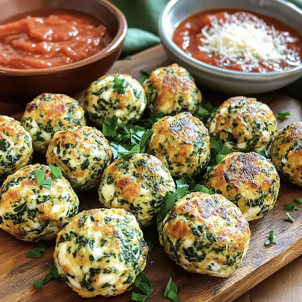 Um die besten Spinat Knoblauch Mozzarella Fleischbällchen zu machen, benötigen Sie: - 450 g Rinder- oder Putenhackfleisch - 240 g frischer Spinat, fein gehackt - 2 Knoblauchzehen, gehackt - 100 g Semmelbrösel - 120 g geriebener Mozzarella-Käse - 30 g geriebener Parmesan-Käse - 1 großes Ei - 1 Teelöffel getrockneter Oregano - 1 Teelöffel Salz - 1/2 Teelöffel schwarzer Pfeffer - 1/4 Tasse frische Petersilie, gehackt - Marinara-Sauce, zum Servieren Diese Fleischbällchen sind nährstoffreich. Sie liefern Eiweiß von dem Fleisch und Käse. Der Spinat bringt Vitamine und Mineralien mit. Eine Portion enthält etwa 350 Kalorien. Diese Zahl kann je nach Zutaten variieren. Die Ballaststoffe kommen von den Semmelbröseln und der Petersilie. Es ist eine gute Wahl für eine gesunde Mahlzeit. Frische Zutaten machen einen großen Unterschied. Wählen Sie frischen Spinat, der knackig und grün ist. Für den Knoblauch verwenden Sie ganze Zehen, nicht das Pulver. Frisch geriebener Mozzarella schmeckt besser als der vorgeriebene. Wenn möglich, kaufen Sie lokale Produkte. Sie sind oft frischer und schmackhafter. Beginnen Sie mit dem Vorheizen Ihres Ofens auf 200°C. Dies sorgt dafür, dass die Fleischbällchen gleichmäßig garen. Nehmen Sie ein Backblech und legen Sie es mit Backpapier aus. Das verhindert das Ankleben und erleichtert das Reinigen. Jetzt kommen die Zutaten ins Spiel. In einer großen Schüssel mischen Sie 450 g Rinder- oder Putenhackfleisch, 240 g fein gehackten Spinat und 2 gehackte Knoblauchzehen. Fügen Sie 100 g Semmelbrösel, 120 g geriebenen Mozzarella und 30 g geriebenen Parmesan hinzu. Geben Sie ein großes Ei, 1 Teelöffel getrockneten Oregano, 1 Teelöffel Salz, 1/2 Teelöffel schwarzen Pfeffer und 1/4 Tasse gehackte Petersilie dazu. Vermengen Sie alles gut, bis die Mischung gleichmäßig ist. Nehmen Sie nun etwa 2 Esslöffel der Mischung in die Hand. Formen Sie diese zu einer Kugel. Achten Sie darauf, dass alle Bällchen gleich groß sind. Das hilft beim Garen. Legen Sie die Fleischbällchen auf das Backblech. Lassen Sie genug Platz zwischen ihnen, damit sie gut garen können. Jetzt ist es Zeit, die Fleischbällchen zu backen. Schieben Sie das Blech in den Ofen und backen Sie die Bällchen für 20-25 Minuten. Sie sind fertig, wenn sie goldbraun sind und durchgegart. Während die Fleischbällchen im Ofen sind, können Sie die Marinara-Sauce zubereiten. Nehmen Sie einen kleinen Topf und geben Sie die Sauce hinein. Erhitzen Sie die Sauce bei mittlerer bis niedriger Hitze, bis sie warm ist. Sobald die Fleischbällchen bereit sind, nehmen Sie sie aus dem Ofen. Lassen Sie sie einige Minuten abkühlen. Servieren Sie die Bällchen mit der warmen Marinara-Sauce. Sie können die Sauce darüber gießen oder separat zum Dippen reichen. Diese Anleitung hilft Ihnen, köstliche Spinat Knoblauch Mozzarella Fleischbällchen zu machen. Für das vollständige Rezept schauen Sie sich bitte die Details an. Beim Kochen dieser Fleischbällchen gibt es ein paar häufige Fehler. Ein großer Fehler ist, das Fleisch zu überarbeiten. Mischen Sie die Zutaten nur so lange, bis alles gut vermengt ist. Übermixen macht die Bällchen fest. Ein weiterer Fehler ist, die Bällchen zu klein zu machen. Sie sollten etwa die Größe eines Tischtennisballs haben. Das sorgt dafür, dass sie gleichmäßig garen und saftig bleiben. Um die perfekten Fleischbällchen zu machen, achten Sie auf die Feuchtigkeit. Wenn der Spinat frisch ist, drücken Sie das Wasser gut aus. Zu viel Wasser macht die Bällchen matschig. Fügen Sie beim Mischen der Zutaten auch etwas Parmesan hinzu. Der Käse gibt Geschmack und sorgt für eine tolle Textur. Backen Sie die Bällchen auf Backpapier. So kleben sie nicht fest und werden schön braun. Um Zeit zu sparen, können Sie die Zutaten im Voraus vorbereiten. Hacken Sie den Spinat und den Knoblauch am Abend zuvor. Lagern Sie sie in einem Behälter im Kühlschrank. Sie können auch die Mischung für die Fleischbällchen schon einen Tag vorher machen. Stellen Sie sie dann einfach in den Kühlschrank. So sparen Sie beim Kochen viel Zeit. Schauen Sie auch auf die [Full Recipe]. Dort finden Sie eine detaillierte Anleitung, die Ihnen hilft, alles richtig zu machen. {{image_4}} Wenn du eine vegetarische Version dieser Fleischbällchen machen möchtest, kannst du das Hackfleisch ersetzen. Nutze stattdessen eine Mischung aus gekochtem Quinoa und fein gehacktem Gemüse. Du kannst auch Kichererbsen oder schwarze Bohnen verwenden. Diese Optionen bringen Protein und Textur. Achte darauf, die Semmelbrösel so anzupassen, dass sie die Feuchtigkeit binden. Die Gewürze machen den Unterschied. Du kannst einen Teelöffel Kreuzkümmel oder Paprika hinzufügen, um mehr Geschmack zu bekommen. Für einen scharfen Kick probiere eine Prise rote Pfefferflocken. Wenn du frische Kräuter magst, füge Basilikum oder Thymian hinzu. Diese kleinen Änderungen bringen neue Aromen in deine Fleischbällchen. Zu diesen Fleischbällchen passen viele Beilagen. Serviere sie mit Spaghetti für ein klassisches Gericht. Ein frischer Salat passt ebenfalls gut dazu. Wenn du etwas Warmes willst, probiere knuspriges Brot oder eine cremige Polenta. Auch Reis ist eine tolle Option. So hast du ein leckeres und abwechslungsreiches Essen. Für das vollständige Rezept, schaue dir das Rezept für Spinat Knoblauch Mozzarella Fleischbällchen an. Wenn Sie Reste der Spinat Knoblauch Mozzarella Fleischbällchen haben, lagern Sie sie in einem luftdichten Behälter. Achten Sie darauf, dass die Fleischbällchen vollständig abgekühlt sind, bevor Sie sie einpacken. So bleiben sie frisch. Sie können sie im Kühlschrank bis zu drei Tage aufbewahren. Ja, Sie können die Fleischbällchen einfrieren! Legen Sie sie nach dem Abkühlen auf ein Backblech und frieren Sie sie ein. Sobald sie fest sind, packen Sie sie in einen Gefrierbeutel. So bleiben sie bis zu drei Monate haltbar. Denken Sie daran, sie gut zu beschriften, damit Sie wissen, was drin ist. Um die Fleischbällchen aufzuwärmen, nutzen Sie den Ofen. Heizen Sie ihn auf 180°C vor. Legen Sie die Fleischbällchen auf ein Backblech und backen Sie sie für 10 bis 15 Minuten. Dies hilft, die Textur zu bewahren. Sie können auch die Mikrowelle verwenden, aber die Ofenmethode ist besser, um die Saftigkeit zu erhalten. Servieren Sie sie mit Marinara-Sauce für extra Geschmack. Um die Fleischbällchen ohne Käse zu machen, ersetze einfach den Mozzarella und Parmesan. Du kannst mehr Semmelbrösel verwenden, um die Konsistenz zu halten. Füge auch etwas extra Gewürze hinzu, um den Geschmack zu verstärken. Das Ziel ist, die Feuchtigkeit und den Geschmack zu bewahren. Eine tolle Beilage zu diesen Fleischbällchen ist ein frischer Salat. Ein einfacher grüner Salat mit einem leichten Dressing passt perfekt. Auch knuspriges Brot oder Spaghetti sind gute Optionen. Marinara-Sauce ist ein Muss, um die Aromen zu ergänzen. Ja, du kannst die Fleischbällchen im Voraus zubereiten. Forme sie einfach und lege sie auf ein Backblech. Du kannst sie bis zu einem Tag im Voraus kühlen. Wenn du bereit bist, backe sie, wie im Full Recipe beschrieben. So sparst du Zeit beim Kochen. Zusammenfassend haben wir die wichtigsten Punkte für einen leckeren Fleischbällchen-Genuss behandelt. Ich gab dir eine detaillierte Zutatenliste und Nährwertinformationen, sowie Tipps für frische Zutaten. Du hast die Schritt-für-Schritt-Anleitung gesehen, um perfekte Fleischbällchen zuzubereiten. Schließlich haben wir häufige Fehler und Variationen besprochen, um den Geschmack zu variieren. Denke auch an die besten Aufbewahrungstipps für Reste. Experimentiere und finde deine Lieblingskombination. Viel Spaß beim Kochen!