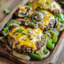 - 500 g Rinderhackfleisch - 1 kleine Zwiebel, gewürfelt - 1/2 Tasse grüne Paprika, gewürfelt - 1/2 Tasse frische Champignons, in Scheiben geschnitten - 1 Tasse geriebener Cheddar-Käse Die Hauptzutaten sind einfach zu finden. Rinderhackfleisch bildet die Basis. Es ist zart und saftig. Zwiebeln und Paprika bringen einen süßen, knackigen Geschmack. Champignons fügen einen erdigen Ton hinzu. Cheddar-Käse sorgt für Cremigkeit und Geschmack. - 1 Esslöffel Worcestershire-Sauce - 1 Teelöffel Knoblauchpulver - 1 Teelöffel Paprika - Salz und Pfeffer nach Geschmack - 1 Esslöffel Olivenöl Die Gewürze sind entscheidend für den Geschmack. Worcestershire-Sauce bringt Tiefe und Umami. Knoblauchpulver und Paprika fügen Würze und Farbe hinzu. Salz und Pfeffer sind Grundgewürze, die den Geschmack heben. Olivenöl dient zum Anbraten und macht das Gemüse lecker. - Frische Petersilie zur Garnierung (optional) - Vorschläge für Beilagen: Ofenkartoffeln, frischer Gartensalat Frische Petersilie bringt Farbe auf den Teller. Sie ist optional, aber sehr empfehlenswert. Ofenkartoffeln und Salate passen gut dazu. Sie ergänzen das Gericht und machen es sättigender. Diese Kombination sorgt für ein rundum gutes Essen. Wenn du mehr über die Zubereitung erfahren möchtest, schau dir das Rezept [Full Recipe] an. - Schneide die Zwiebel in kleine Würfel. - Schneide die grüne Paprika ebenfalls in kleine Stücke. - Bereite die Champignons vor, indem du sie in dünne Scheiben schneidest. Die Vorbereitung der Zutaten ist wichtig. Je gleichmäßiger du schneidest, desto besser garen sie. Das macht dein Gericht leckerer und schöner. - Erhitze 1 Esslöffel Olivenöl in einer großen Pfanne bei mittlerer Hitze. - Gib zuerst die Zwiebel und die grüne Paprika in die Pfanne. - Brate sie 3-4 Minuten, bis sie weich werden. Hier sind einige Tipps zum perfekten Anbraten: - Rühre das Gemüse oft um, damit es gleichmäßig gart. - Achte darauf, dass die Pfanne nicht zu heiß wird. Sonst brennen die Zwiebeln an. - Füge die Champignons hinzu und brate sie weitere 4-5 Minuten, bis sie zart sind. - Mische 500 g Rinderhackfleisch mit 1 Esslöffel Worcestershire-Sauce, 1 Teelöffel Knoblauchpulver, 1 Teelöffel Paprika, Salz und Pfeffer in einer Schüssel. - Forme zwei große Patties aus der Fleischmischung. Jetzt garst du die Patties in der Pfanne: - Schiebe das Gemüse an den Rand der Pfanne. - Lege die Patties in die Mitte und brate sie 4-5 Minuten auf jeder Seite. - In der letzten Minute streue geriebenen Cheddar-Käse auf die Patties. Lass ihn schmelzen. So bereitest du eine köstliche Texas Roadhouse Roadkill zu. Wenn du mehr über die Zutaten und ihre Vielfalt erfahren möchtest, schau dir das [Full Recipe] an. Welche Garstufen gibt es? Es gibt fünf Hauptgarstufen für Fleisch: rare, medium rare, medium, medium well und well done. Jede Garstufe hat ihren eigenen Grad an Zartheit und Saftigkeit. So erkennst du die Garstufe - Rare: Sehr rot und kühl in der Mitte. - Medium Rare: Rot und warm in der Mitte. - Medium: Rosa in der Mitte, warm. - Medium Well: Nur ein Hauch von Rosa. - Well Done: Durchgehend braun, sehr fest. Verwende ein Fleischthermometer, um die genaue Temperatur zu überprüfen. Dies gibt dir Sicherheit, dass dein Fleisch perfekt gegart ist. Tipps zur Anpassung des Geschmacks Du kannst die Gewürze nach deinem Geschmack anpassen. Wenn du es schärfer magst, füge mehr Paprika oder etwas Cayennepfeffer hinzu. Für einen rauchigen Geschmack kann geräuchertes Paprikapulver verwendet werden. Alternative Gewürzkombinationen - Italienisch: Verwende Oregano und Basilikum. - Mexikanisch: Füge Kreuzkümmel und Chili hinzu. - Asiatisch: Nutze Sojasauce und Ingwer. Experimentiere mit verschiedenen Gewürzen, um neue Geschmäcker zu entdecken! Anrichten der Roadkill Patties Platziere die Patties auf einem rustikalen Holzbrett. Lege die sautierten Gemüse schön daneben. Ein paar frische Petersilienblätter verleihen Farbe. Ideal ergänzende Beilagen Serviere die Patties mit knusprigen Ofenkartoffeln oder einem frischen Gartensalat. Diese Beilagen bringen Frische und Knusprigkeit auf den Teller. Für mehr Details, schau dir das Full Recipe an. {{image_4}} Für alle, die Fleisch meiden, gibt es tolle Optionen. Du kannst pflanzliches Hackfleisch verwenden. Es gibt viele Marken, die gut schmecken. Achte auf den Geschmack und die Textur. Auch Gemüse ist eine gute Wahl für den Belag. Versuche Zucchini, Auberginen oder Spinat. Diese geben deinen Patties mehr Geschmack und Farbe. Worcestershire-Sauce ist beliebt, aber du kannst sie ersetzen. Sojasauce oder BBQ-Sauce sind gute Alternativen. Diese bringen eine andere Note in dein Gericht. Du kannst auch eine scharfe Sauce hinzufügen, wenn du es würziger magst. Denk daran, die Menge anzupassen, damit es nicht zu scharf wird. Die Beilagen machen viel aus! Du kannst verschiedene Dinge servieren. Knusprige Ofenkartoffeln oder ein frischer Salat sind tolle Optionen. Auch gegrilltes Gemüse passt sehr gut. Überlege dir, was dir am besten schmeckt. Du kannst die Beilagen an deine Vorlieben anpassen. So wird jedes Essen einzigartig und lecker. Um die Reste von Texas Roadhouse Roadkill optimal zu lagern, stelle sicher, dass sie in einem luftdichten Behälter sind. So bleiben sie frisch und schmackhaft. Im Kühlschrank halten sie sich bis zu drei Tage. Wenn du die Patties länger aufbewahren möchtest, friere sie ein. Wickel sie gut in Frischhaltefolie oder Aluminiumfolie ein, bevor du sie in einen Gefrierbeutel legst. So bleiben sie bis zu drei Monate haltbar. Um die Reste aufzuwärmen, benutze am besten eine Pfanne oder die Mikrowelle. In der Pfanne erhitzt du die Patties bei mittlerer Hitze. So bleibt das Fleisch saftig. In der Mikrowelle lege die Patties auf einen Teller und decke sie mit einem feuchten Papiertuch ab. Das hilft, die Feuchtigkeit zu halten. Achte darauf, das Gericht nicht zu lange zu erhitzen, damit es zart bleibt. Die Haltbarkeit der Zutaten hängt von ihrer Art ab. Rinderhackfleisch bleibt im Kühlschrank etwa ein bis zwei Tage frisch. Zwiebeln und Paprika sind im Kühlschrank bei richtiger Lagerung bis zu einer Woche haltbar. Achte darauf, die Zutaten regelmäßig zu überprüfen. Um Lebensmittelverschwendung zu vermeiden, plane deine Mahlzeiten so, dass du alle Zutaten rechtzeitig verwendest. Wenn du sie nicht mehr benötigst, kannst du sie auch einfrieren. Das Geheimnis des Geschmacks liegt in den frischen Zutaten. Die Kombination aus Rinderhackfleisch, Zwiebeln, Paprika und Champignons sorgt für einen tollen Geschmack. Die Worcestershire-Sauce bringt Tiefe und Umami. Das Knoblauchpulver und die Paprika verleihen dem Gericht einen kleinen Kick. Der geschmolzene Cheddar rundet alles ab. Diese Zutaten arbeiten zusammen und machen das Gericht so besonders. Ja, du kannst das Rezept leicht anpassen. Wenn du weniger Fleisch essen möchtest, probiere pflanzliches Hackfleisch. Für eine glutenfreie Option, achte darauf, glutenfreie Soßen zu verwenden. Wenn du scharfes Essen magst, füge etwas Chili hinzu. Das Gericht ist flexibel und lässt sich an deine Bedürfnisse anpassen. Du kannst die Gemüsearten ebenfalls ändern. Verwende, was du magst oder was du zur Hand hast. Mit diesem Rezept kannst du zwei Portionen zubereiten. Wenn du mehr Gäste hast, kannst du die Menge einfach verdoppeln oder verdreifachen. Stelle sicher, dass du genug Platz in deiner Pfanne hast. Du kannst die Patties auch im Ofen warm halten, während du die anderen zubereitest. So bleibt alles frisch und lecker für alle. Texas Roadhouse Roadkill ist ein köstliches Gericht, das leicht zuzubereiten ist. Wir haben die Hauptzutaten wie Rinderhackfleisch, Gemüse und Cheddar-Käse behandelt. Du hast die Schritte zur Zubereitung und gute Tipps für Garstufen gelernt. Außerdem gibt es viele Variationen, wie vegetarische Alternativen und verschiedene Saucen. Denke an die Aufbewahrung der Reste und deren Haltbarkeit. Mit diesen Infos kannst du eigene leckere Mahlzeiten kreieren und anpassen. Genieß die Zubereitung und die tollen Geschmackserlebnisse!