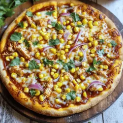 BBQ Chicken Pizza Einfache und köstliche Mahlzeit